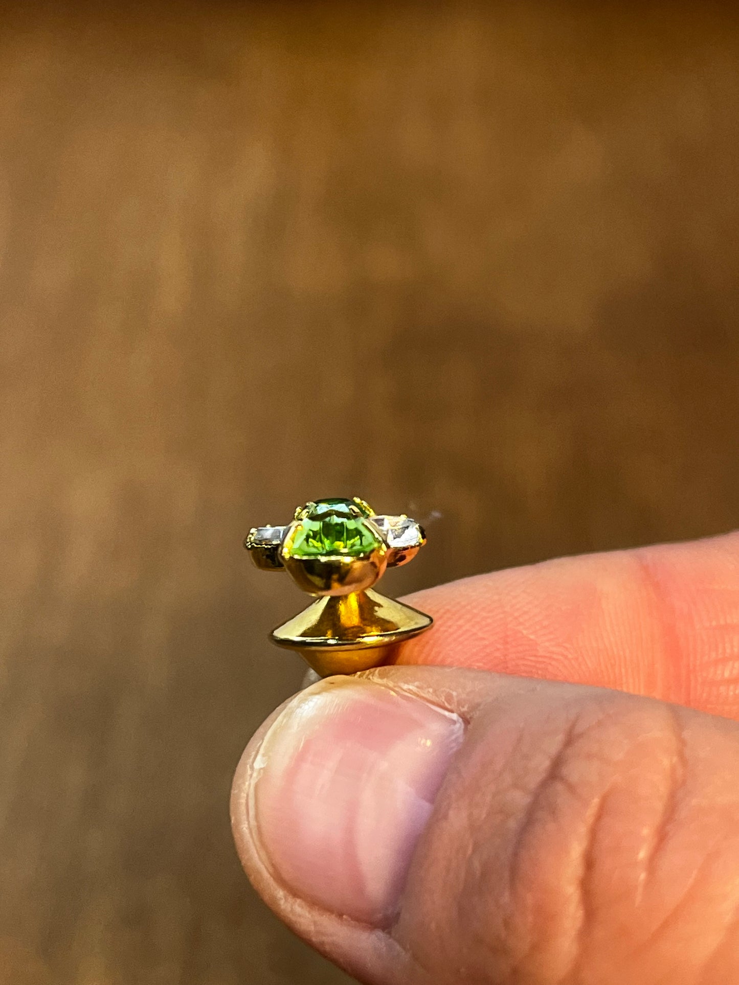 Beautiful Green Angel Pin