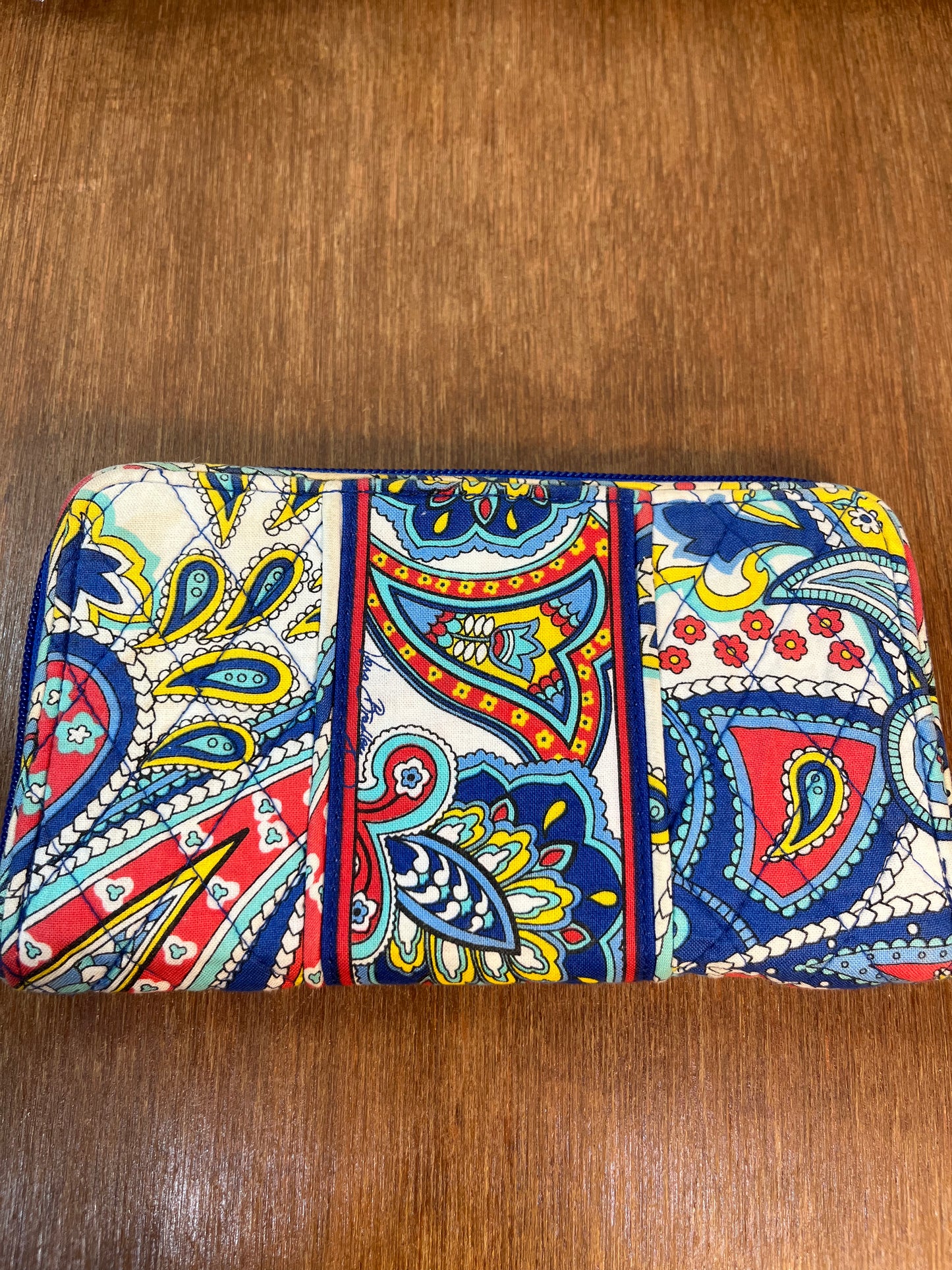 Bright & Colorful Vera Bradley Marina Paisley Shoulder Bag & Wallet