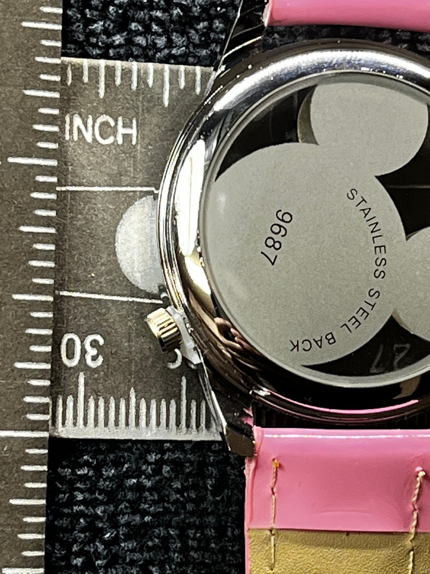 Pink & Silver Mickey Watch