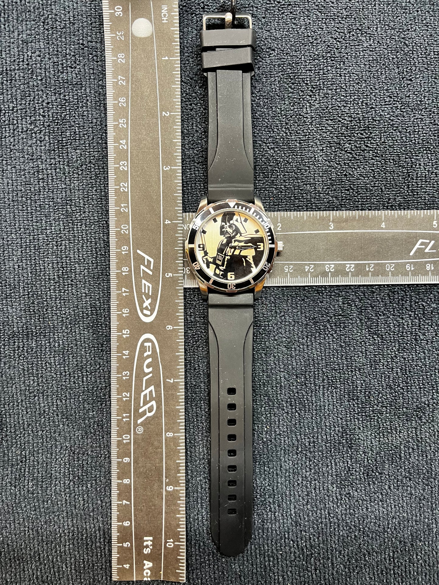 Darth Vader Star Wars Black & Silver Watch