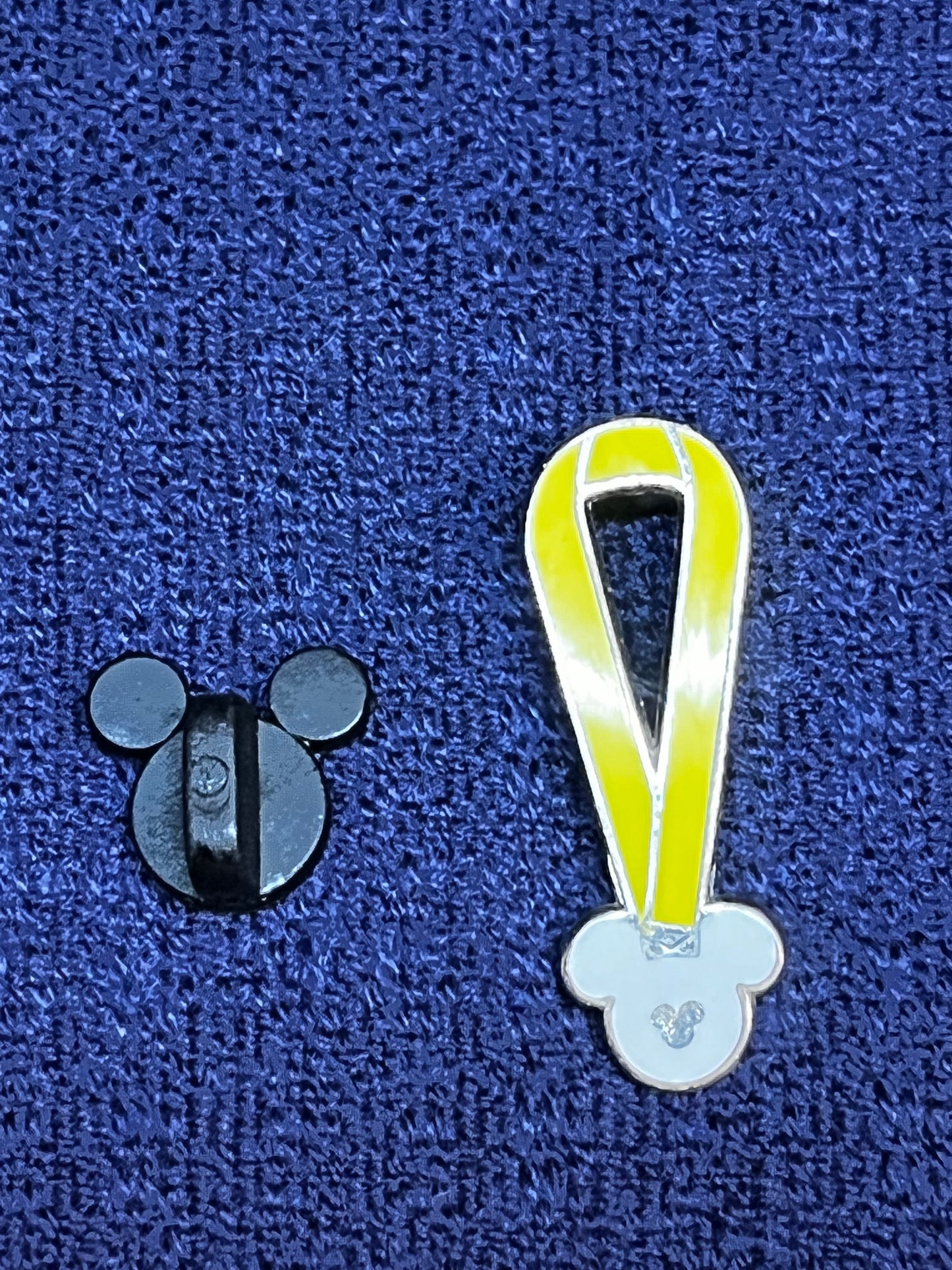 Hidden Mickey Yellow lanyard Pin