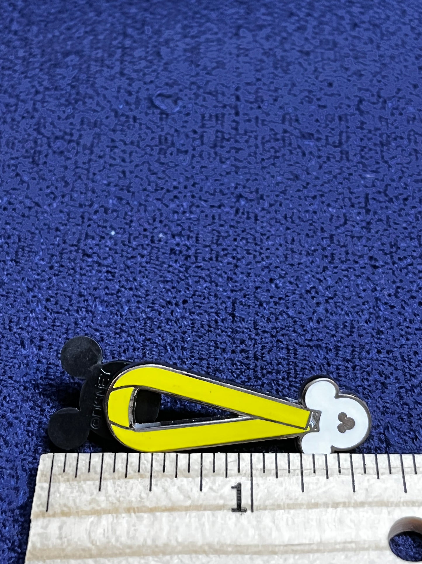 Hidden Mickey Yellow lanyard Pin