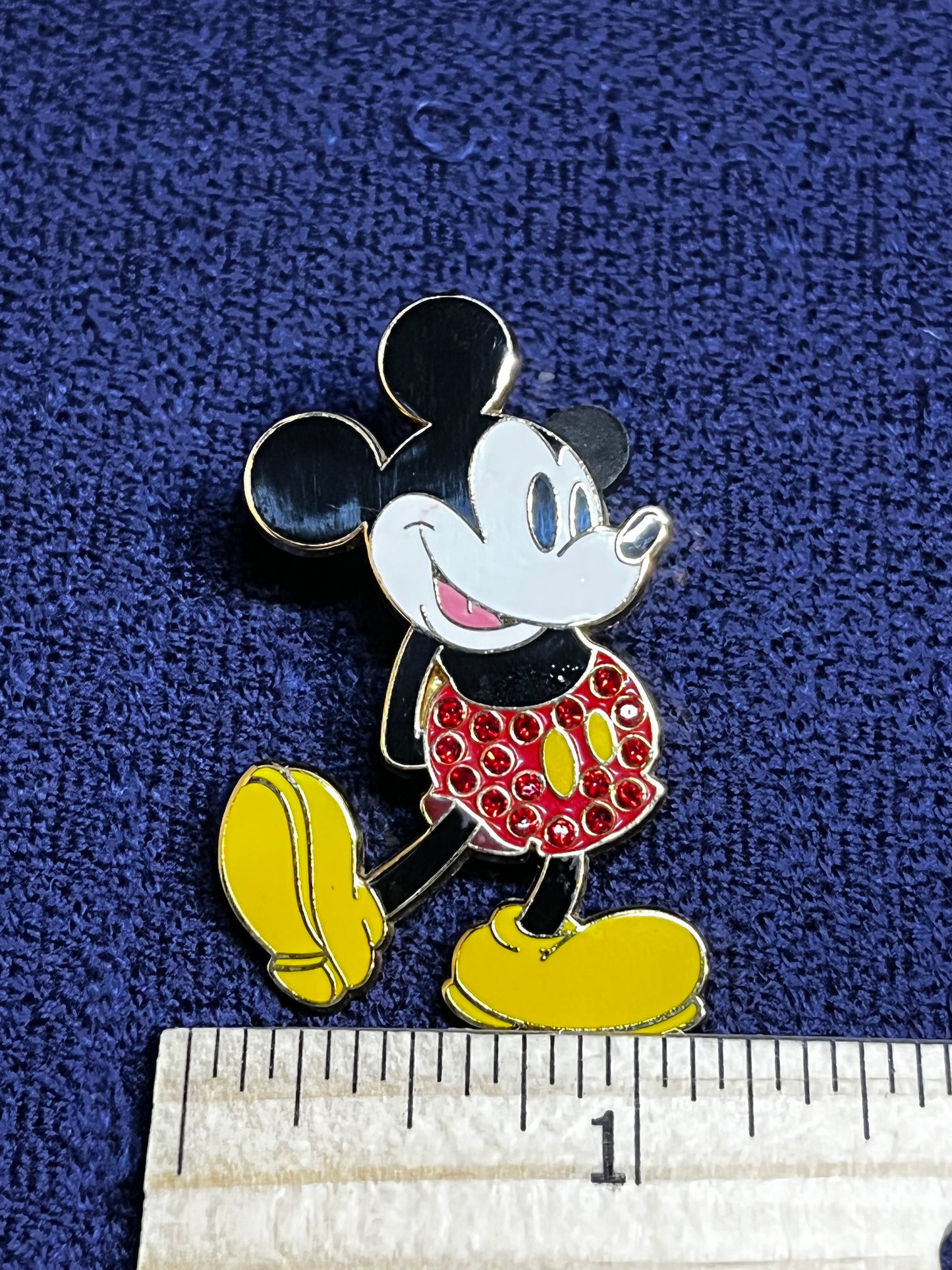 Mickey Mouse Jeweled Pants Pin