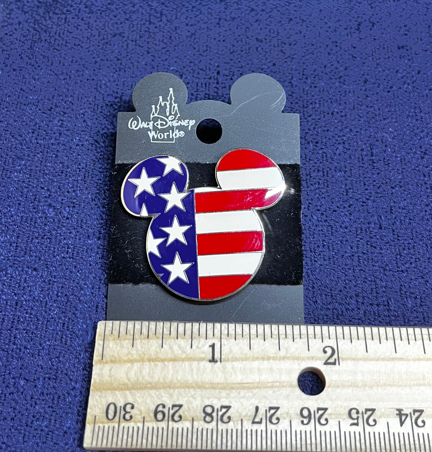 Mickey Mouse American Flag Patriotic Pin