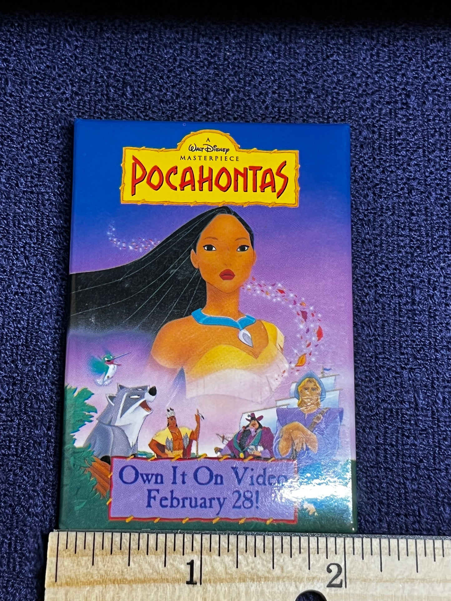 Pocahontas Disney Video Release Pin