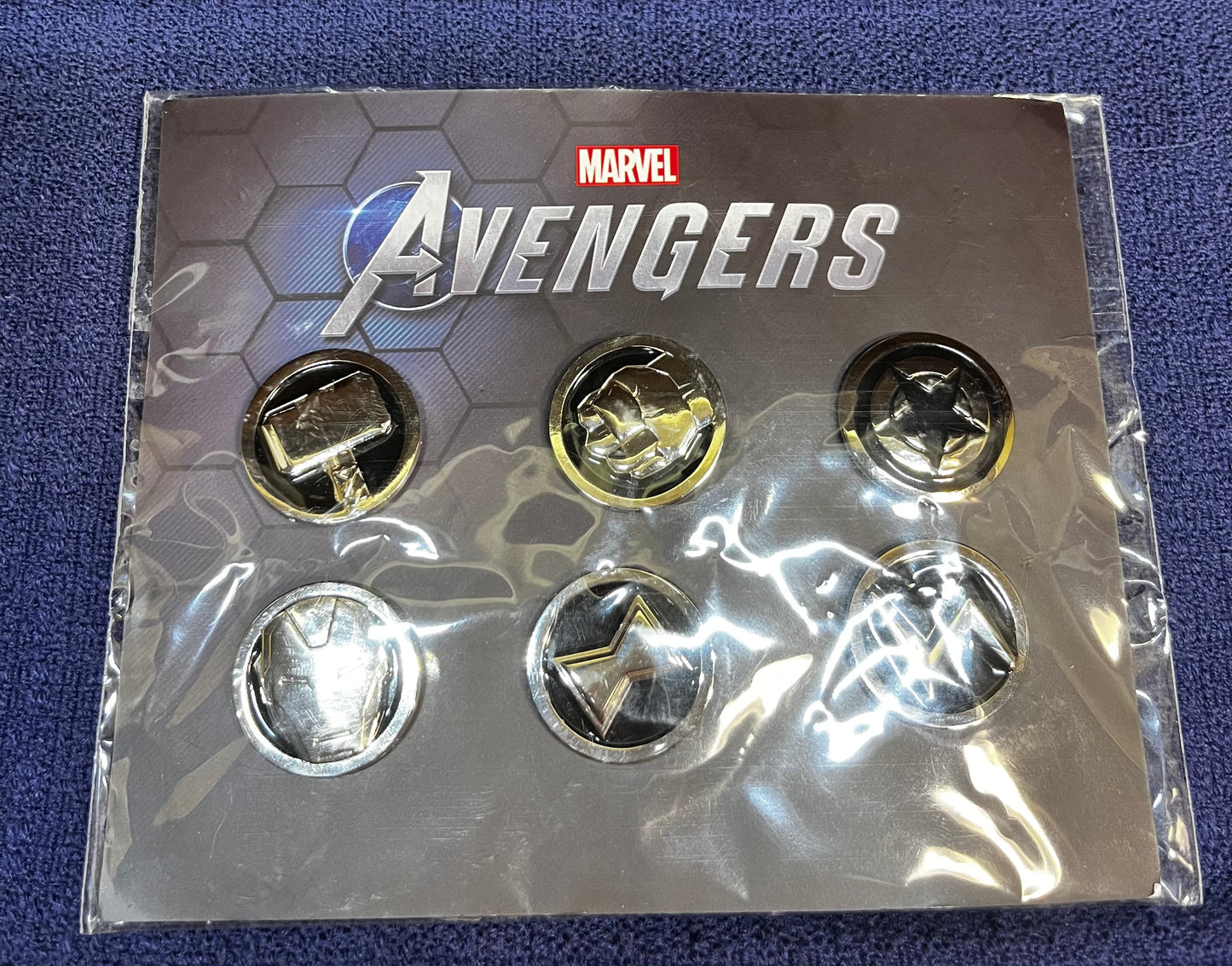 Marvel Avengers Set of 6 Pins