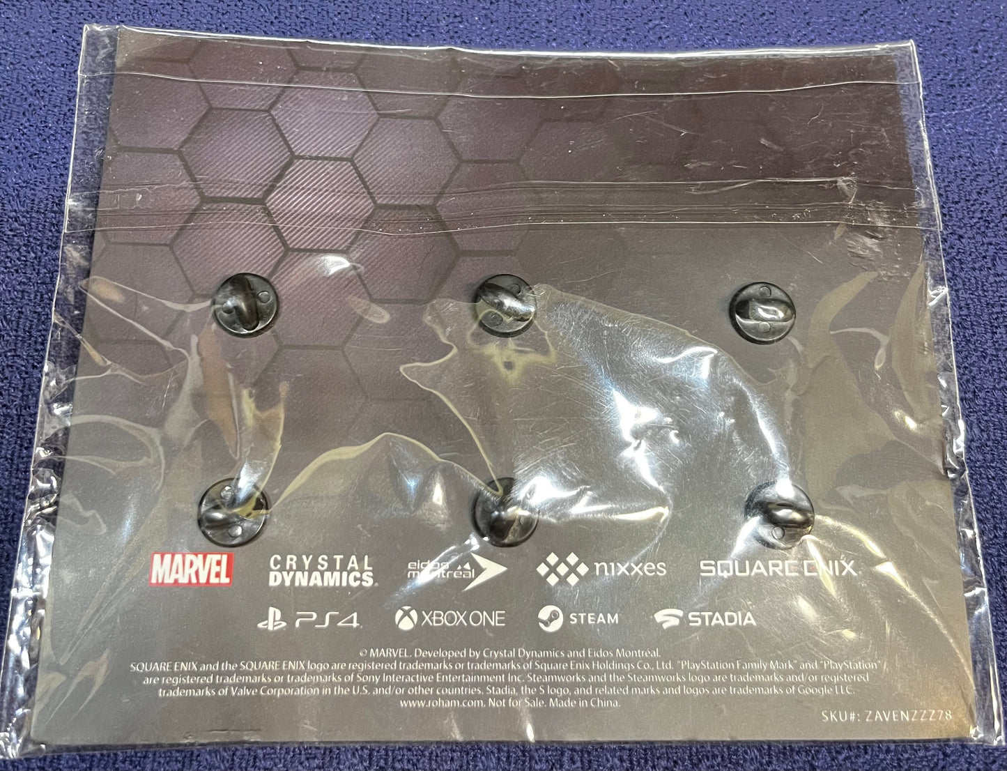 Marvel Avengers Set of 6 Pins