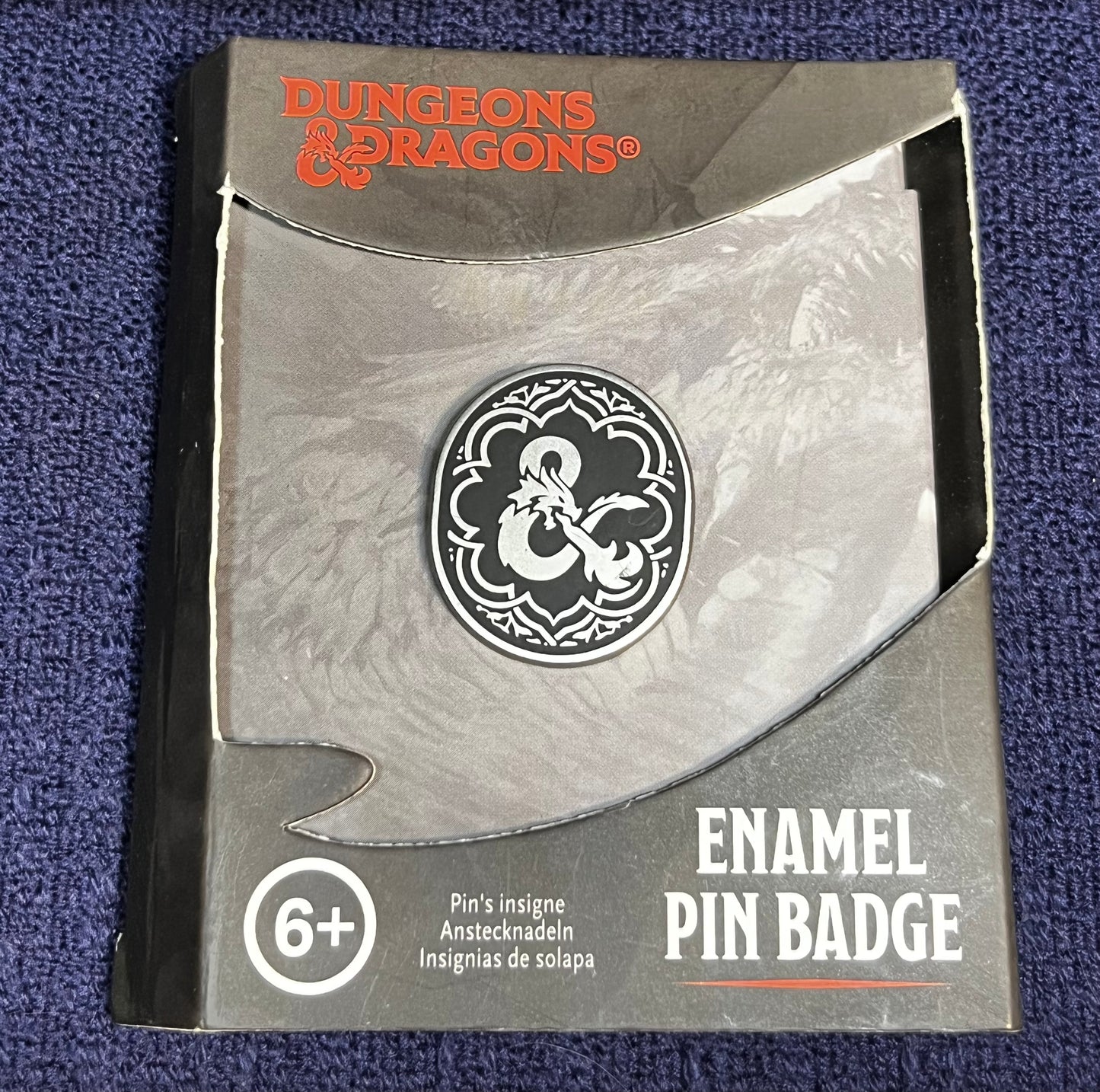 Dungeon and Dragons D&D Enamel Badge Pin