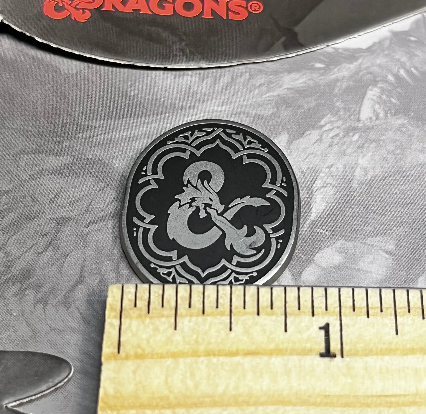 Dungeon and Dragons D&D Enamel Badge Pin