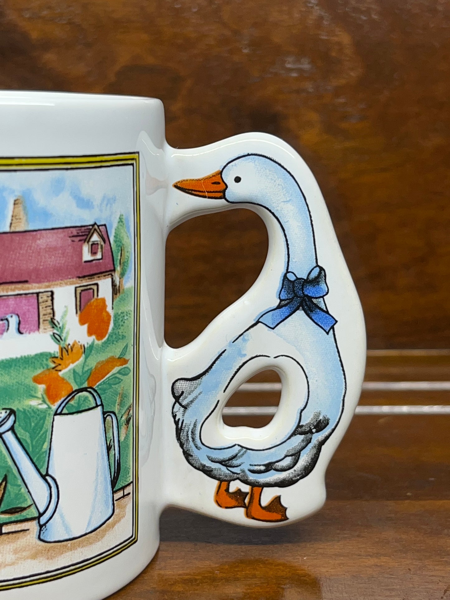 Vintage Geese Farm Country Mug
