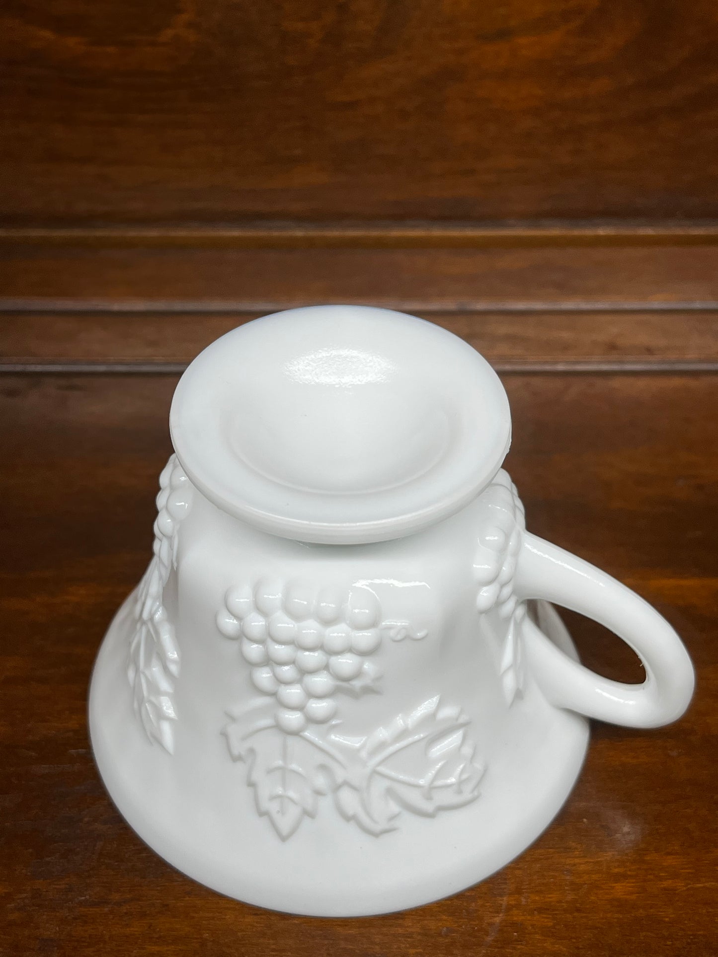 Vintage Colony Harvest Grape Milk Glass Cup