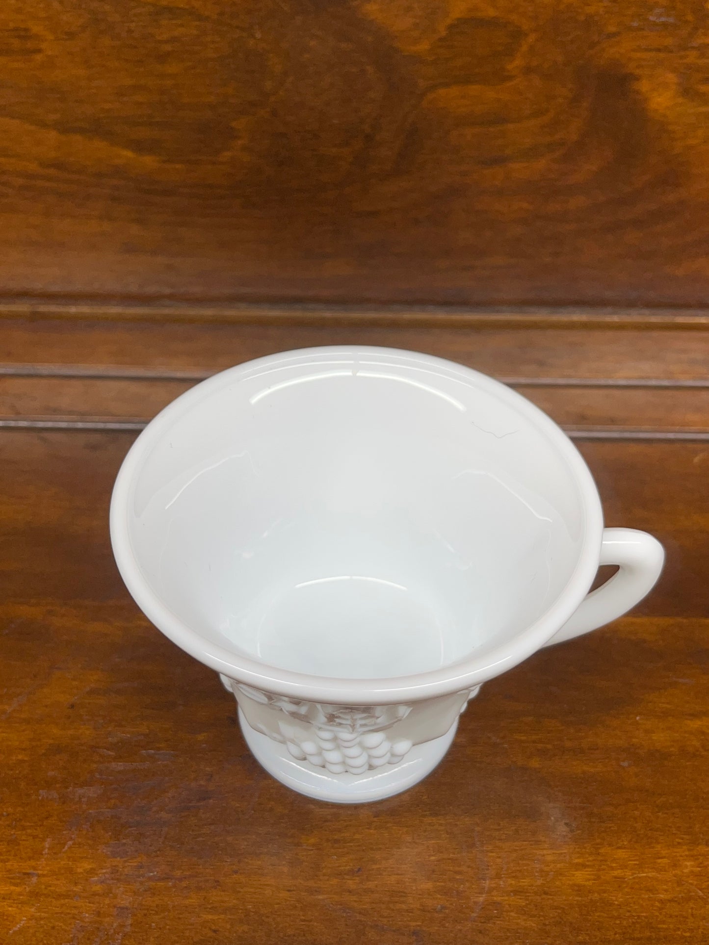 Vintage Colony Harvest Grape Milk Glass Cup