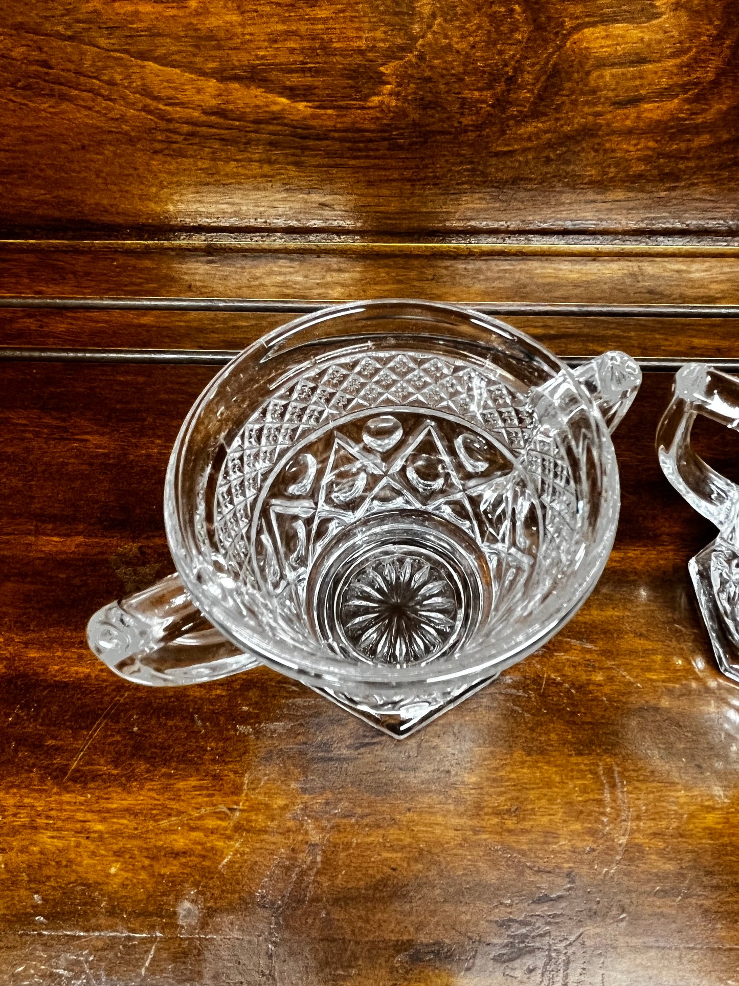 Creamer & Sugar Imperial Cape Cod Glass Set