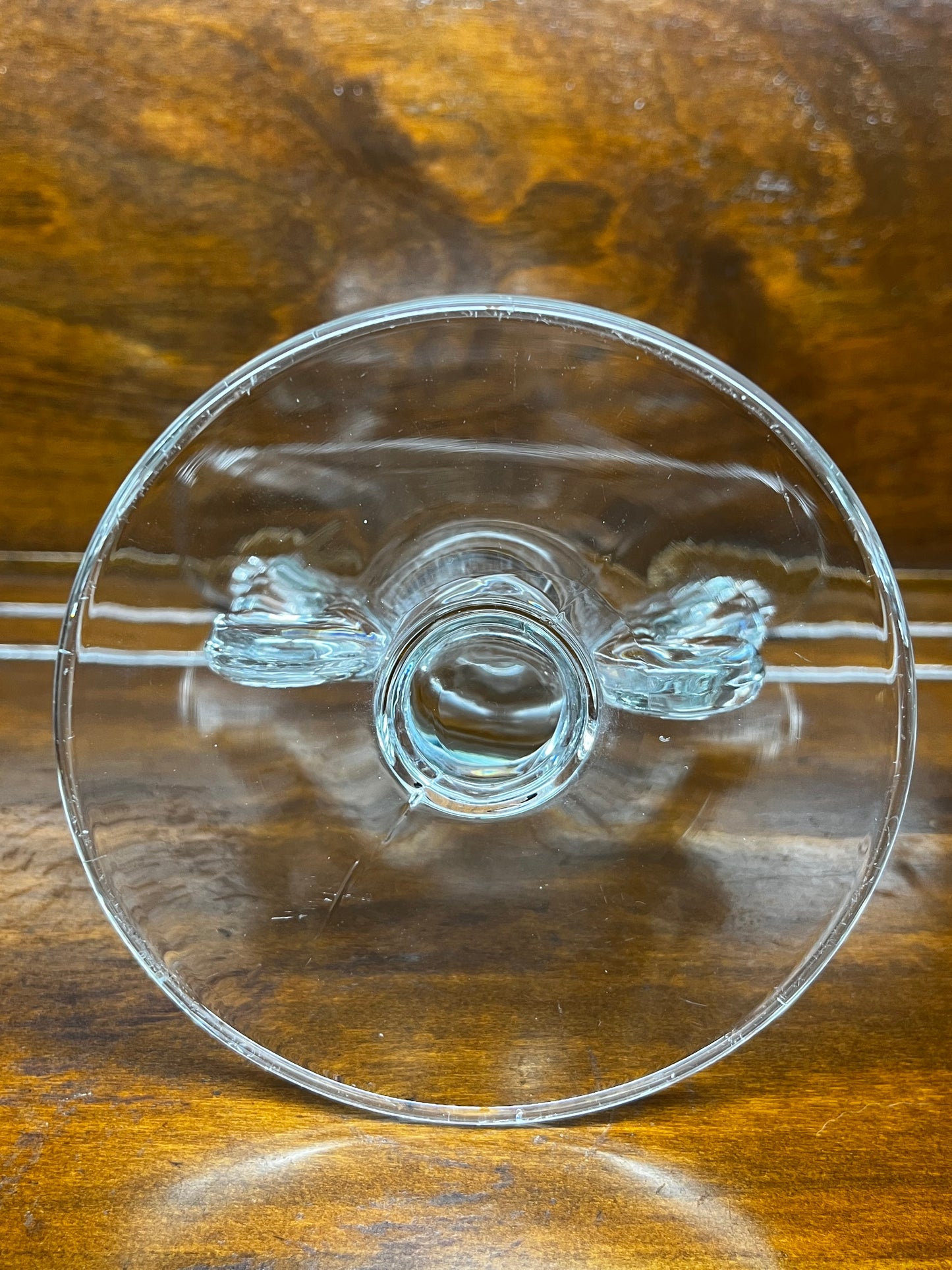 Vintage Heisey Glass Lariat Fan Vase