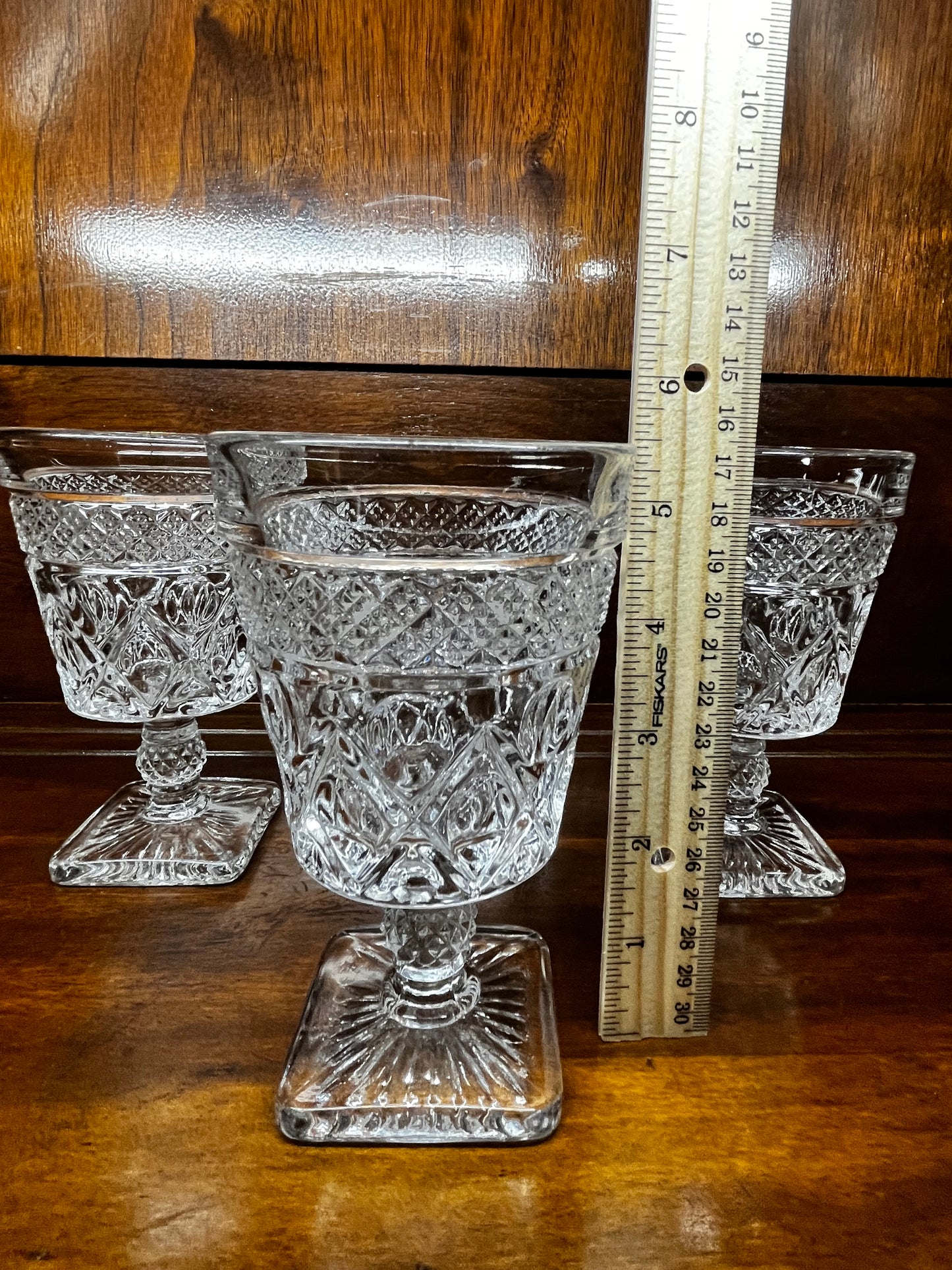 Cape Cod Imperial Glass Clear Water Goblet