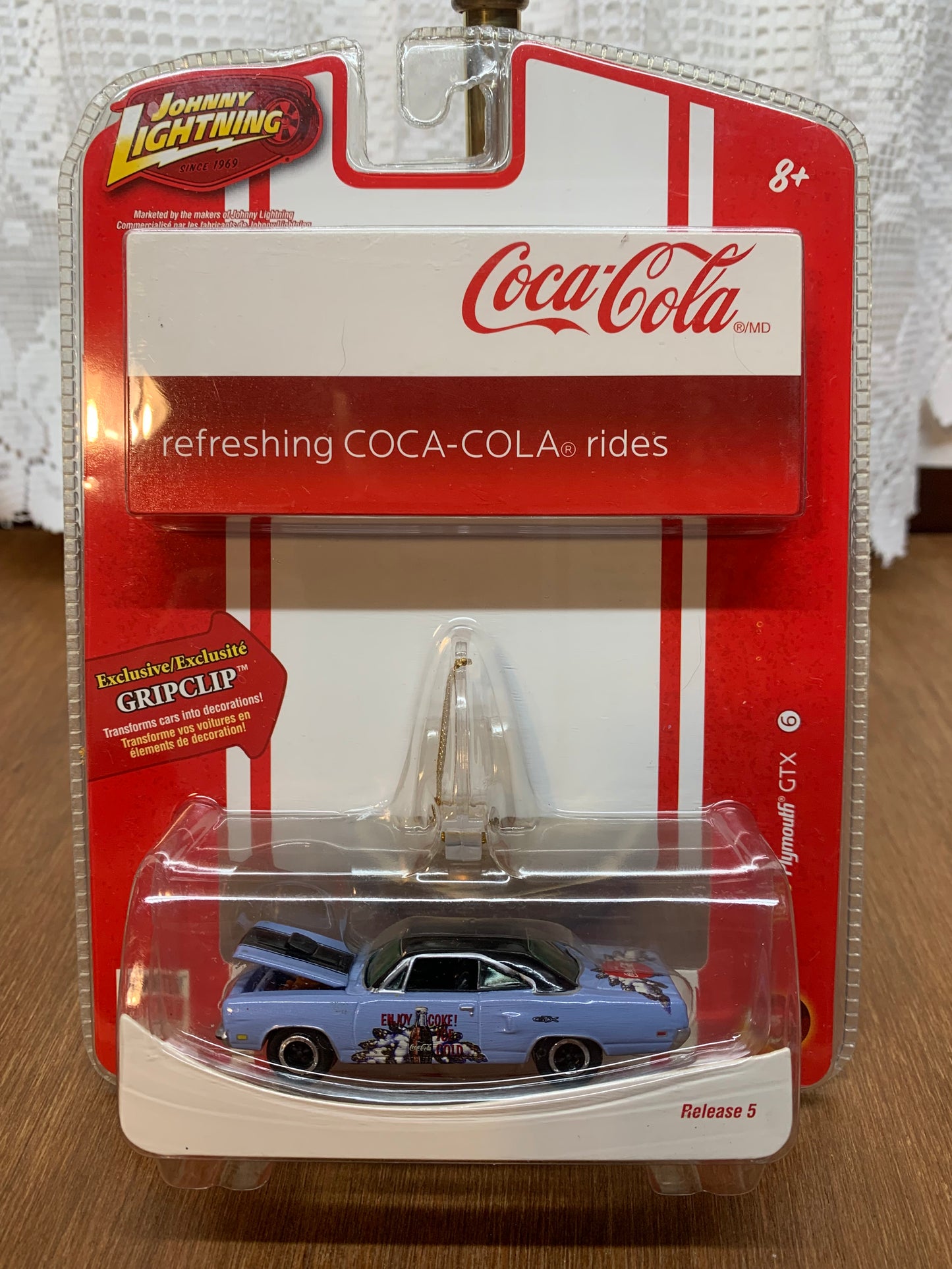 Johnny Lighting 2007 1970 Plymouth GTX Coca Cola Car/Ornament