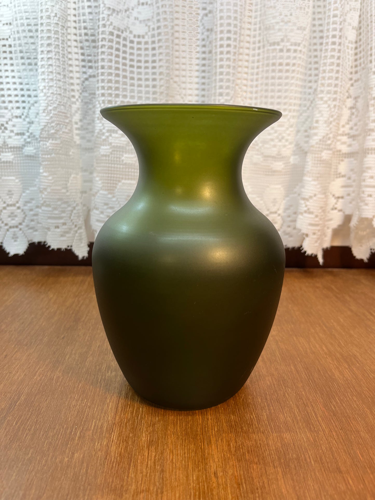 Forest Green Flower Vase