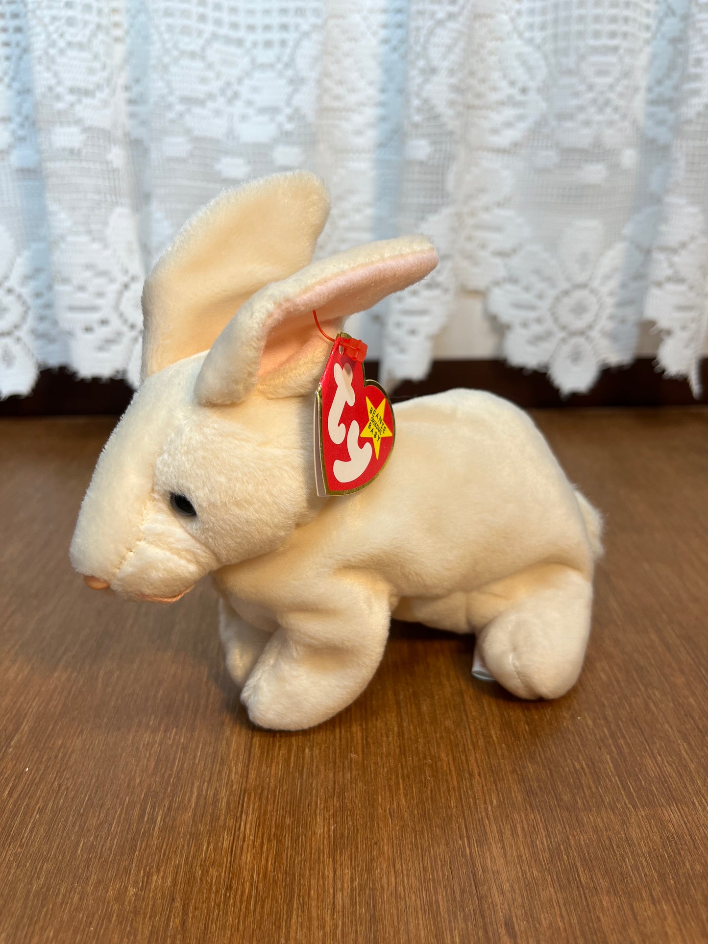 Nibbler Beanie Baby Ty Bunny With Tag