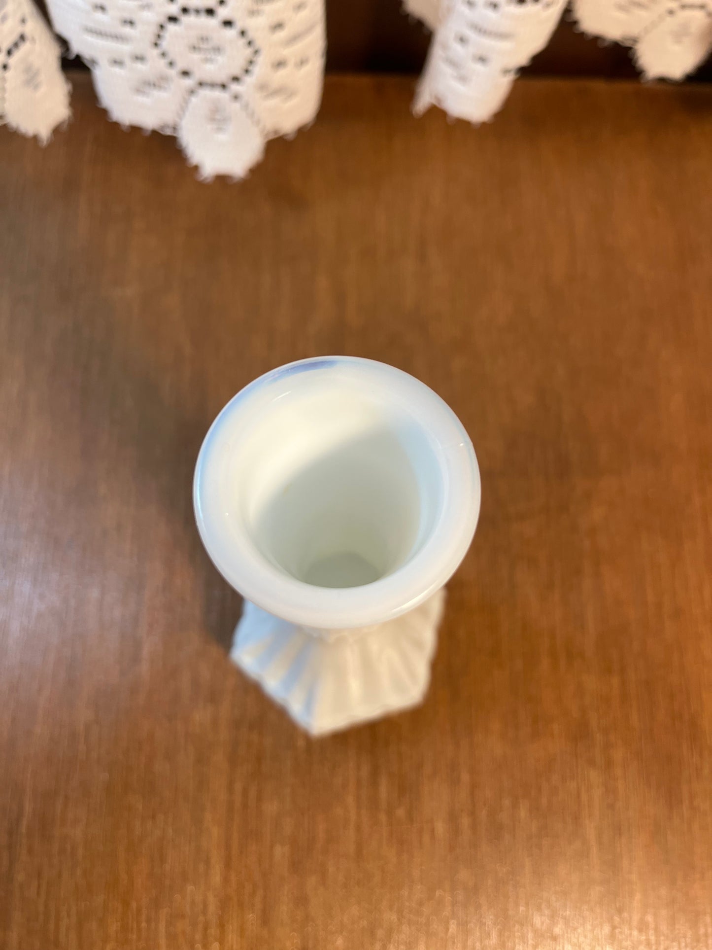 Vintage Hoosier Milk Glass Bud Vase