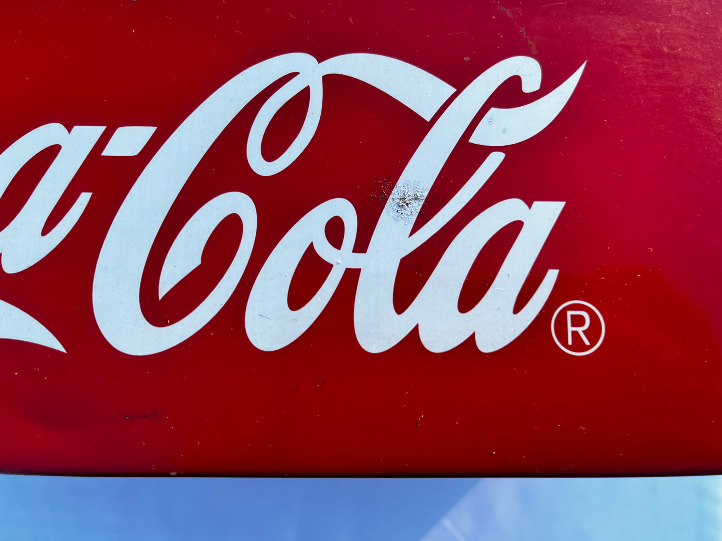 Vintage Coca Cola Bus Tin