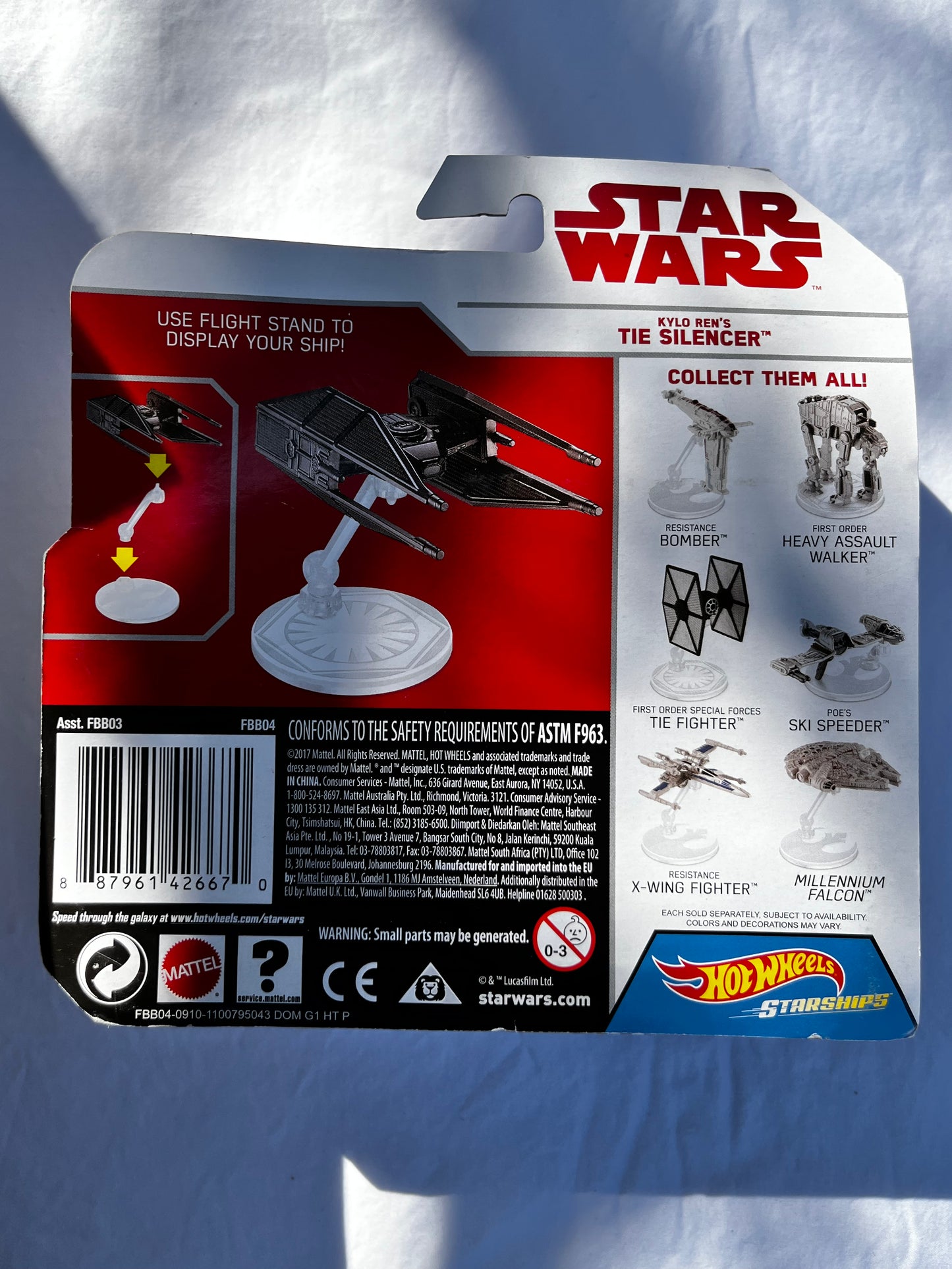 Toy Star Wars Hot Wheels Tie Silencer