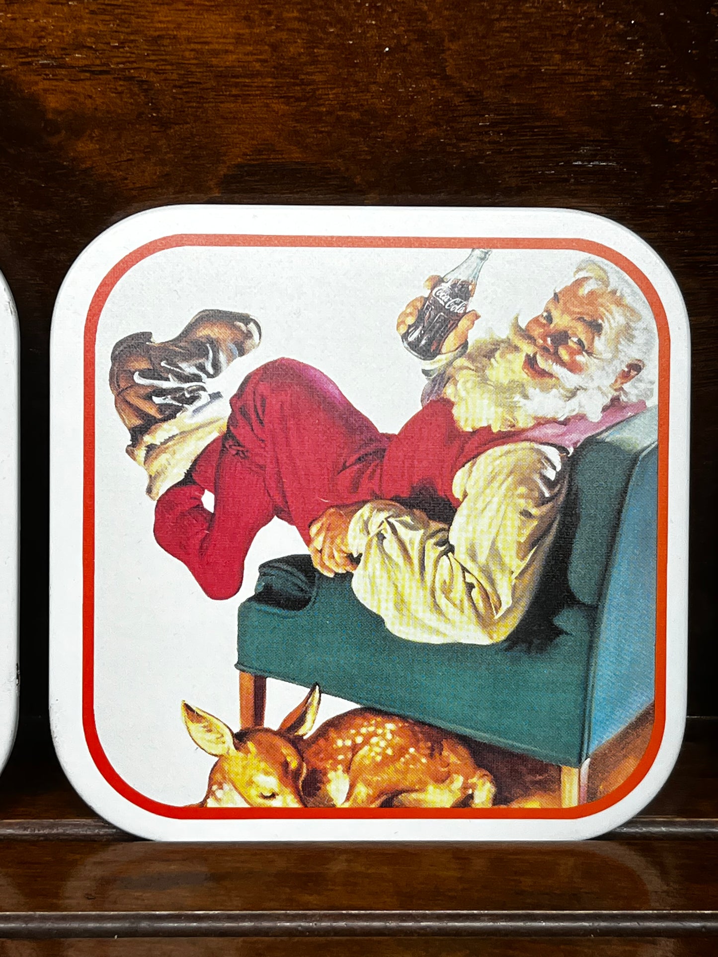 Vintage Coca Cola Santa Coasters