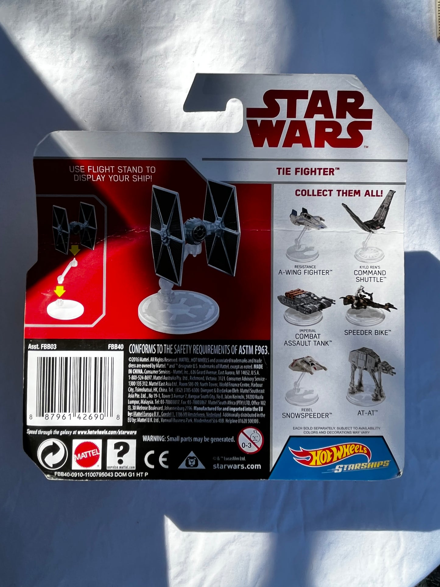 Toy Star Wars Hot Wheels Tie Fighter
