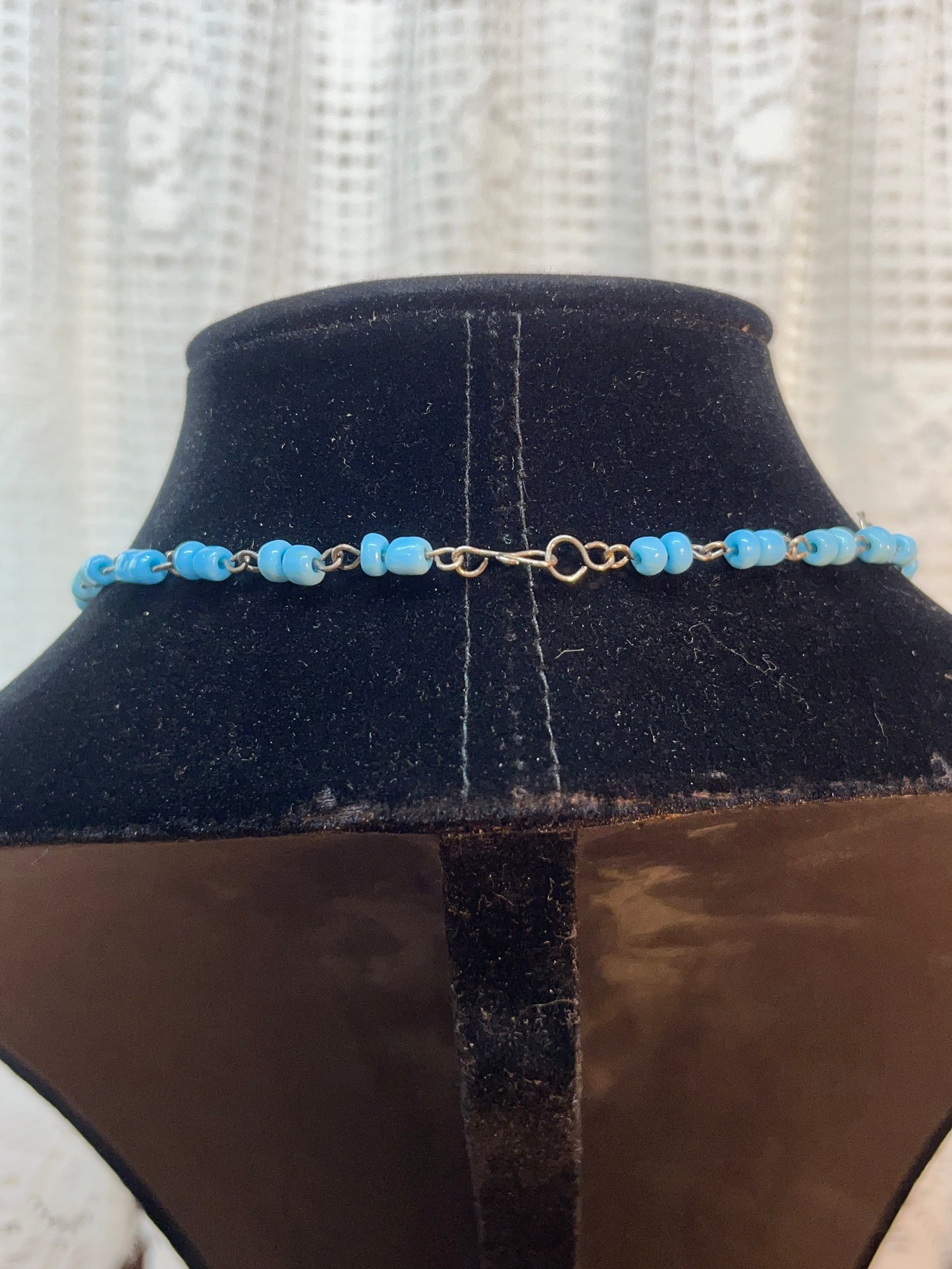 Beaded Turquoise Pendant