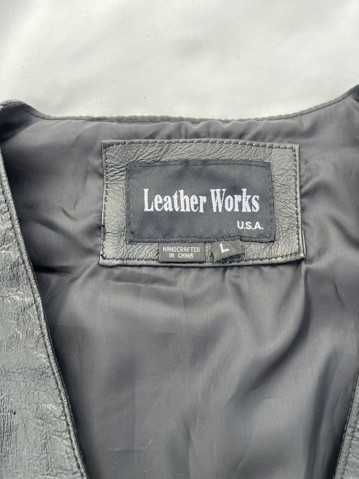 Leather Works USA Motorcycle Vest