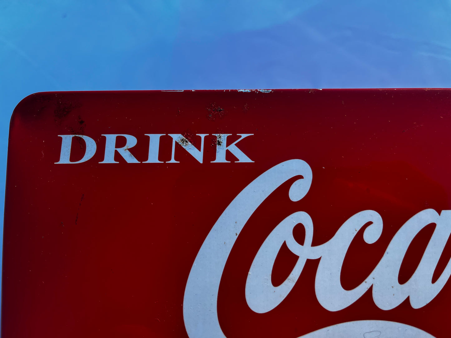 Vintage Coca Cola Bus Tin