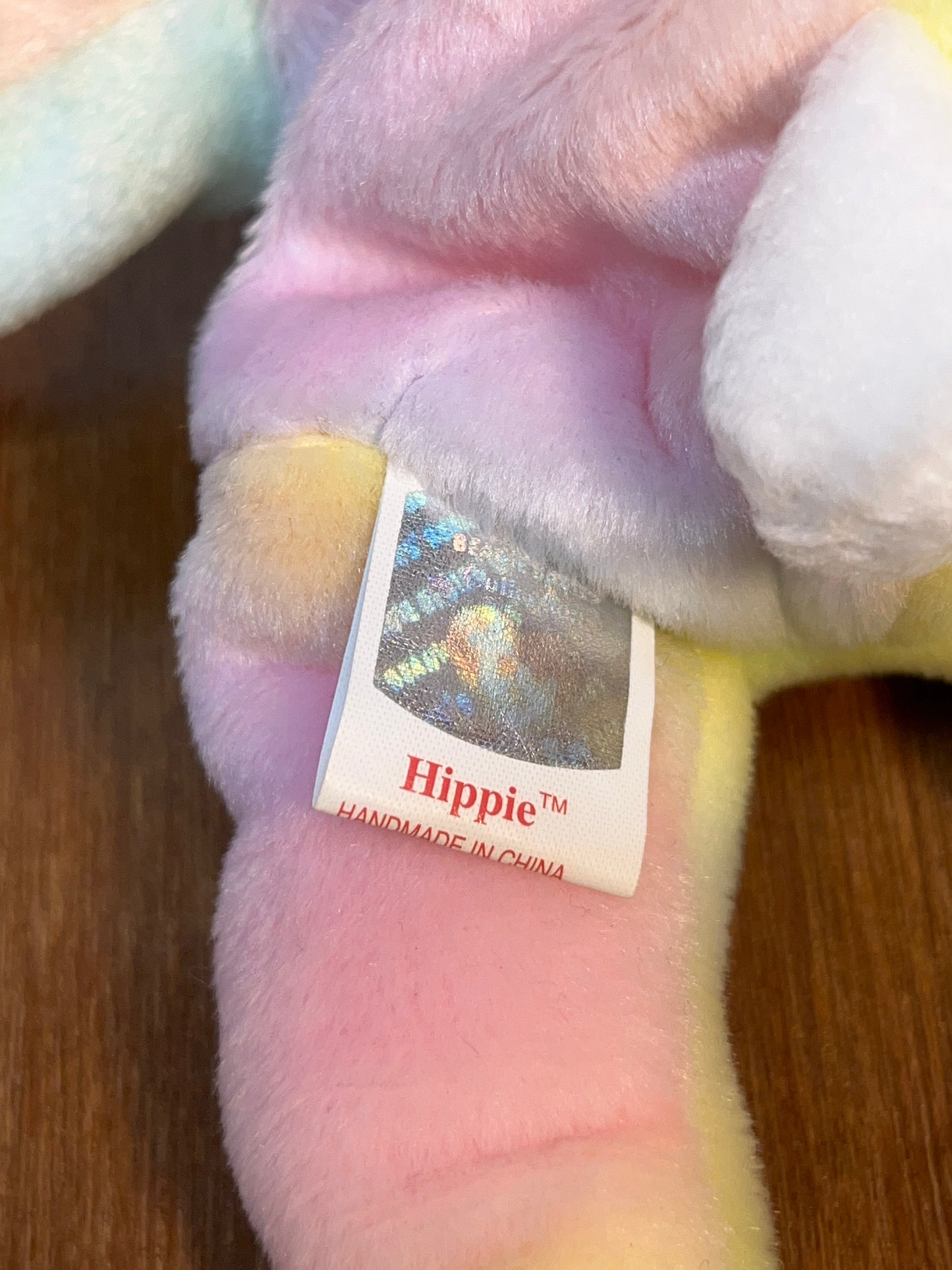 Hippie Beanie Baby Ty Bunny With Tag