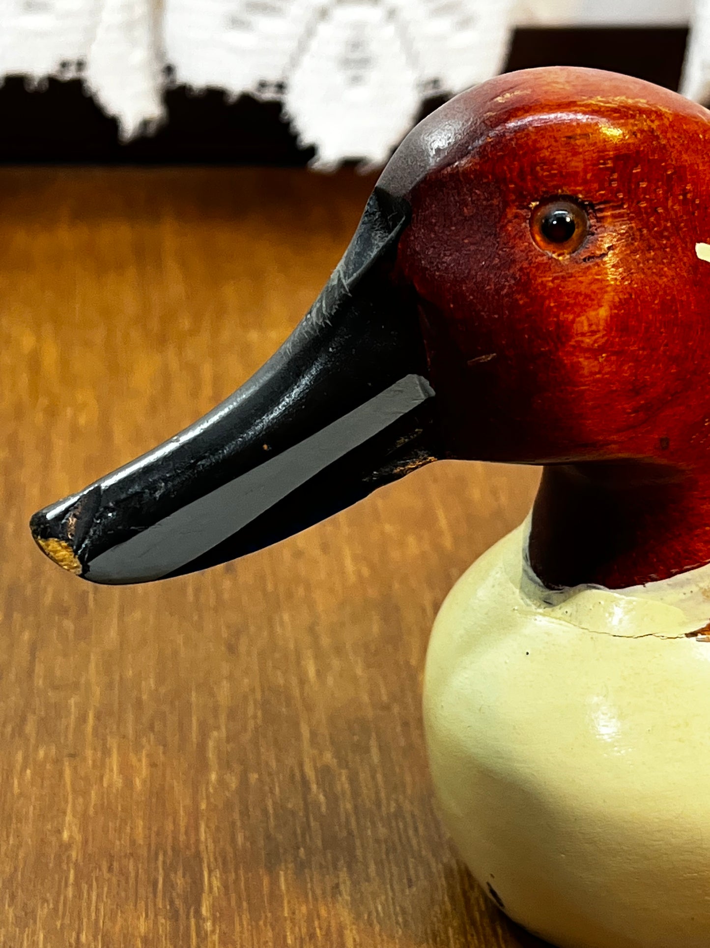 Hand Painted Wild Life Wooden Duck