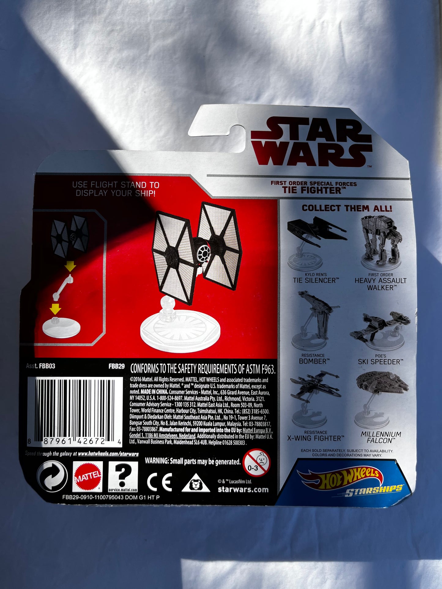 Toy Star Wars Hot Wheels Tie Fighter