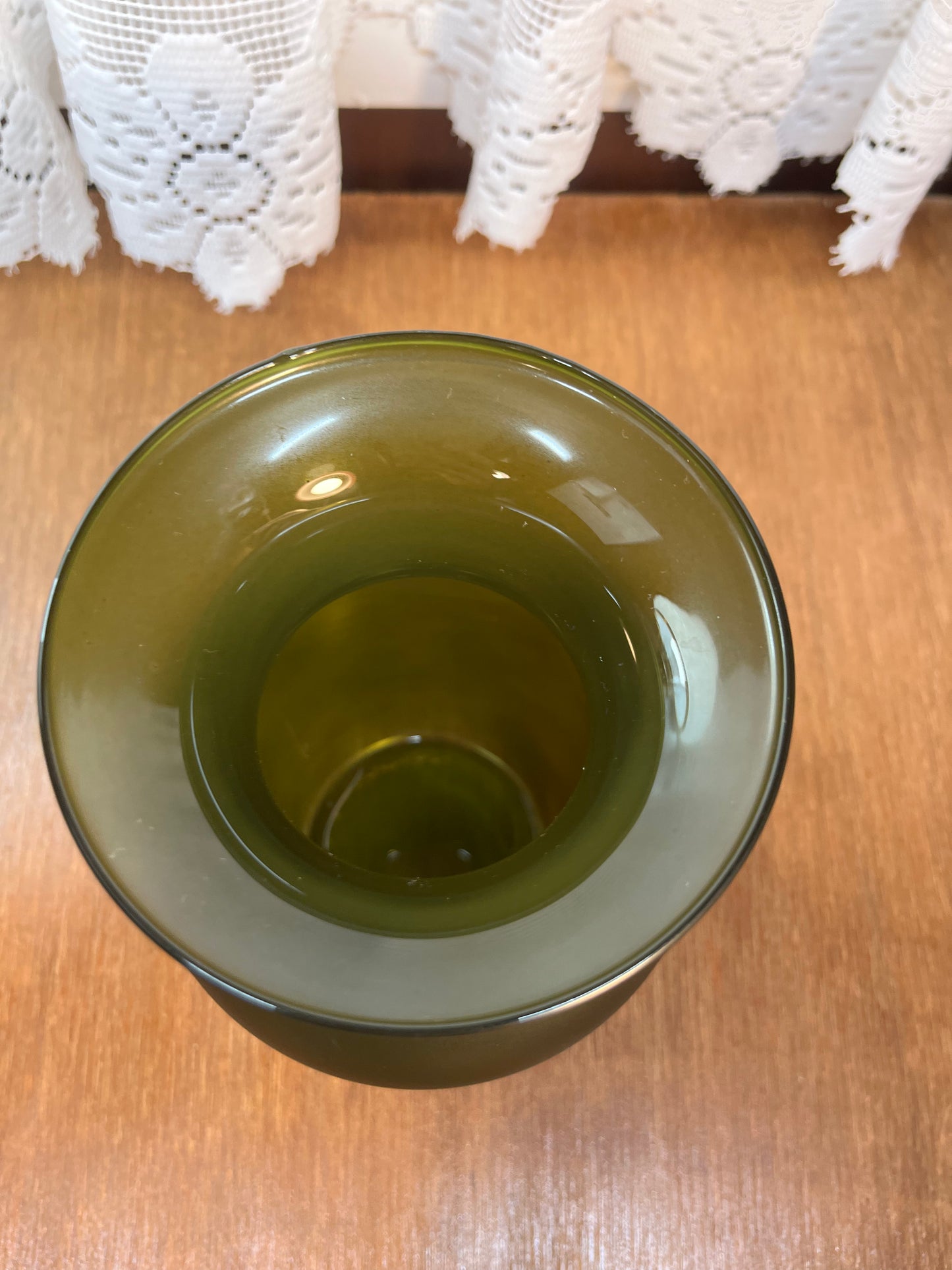 Forest Green Flower Vase
