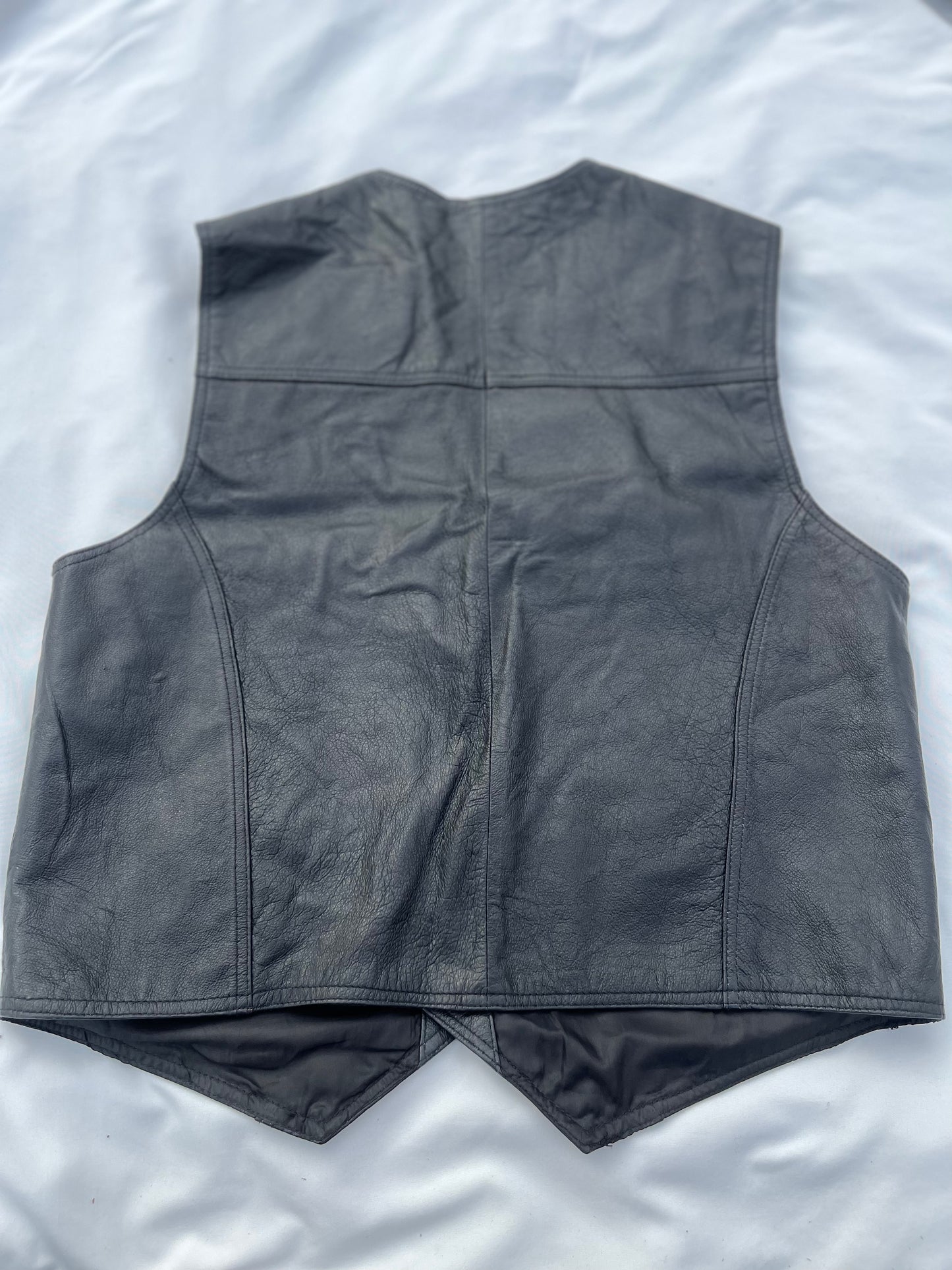 Leather USA Motorcycle Vest