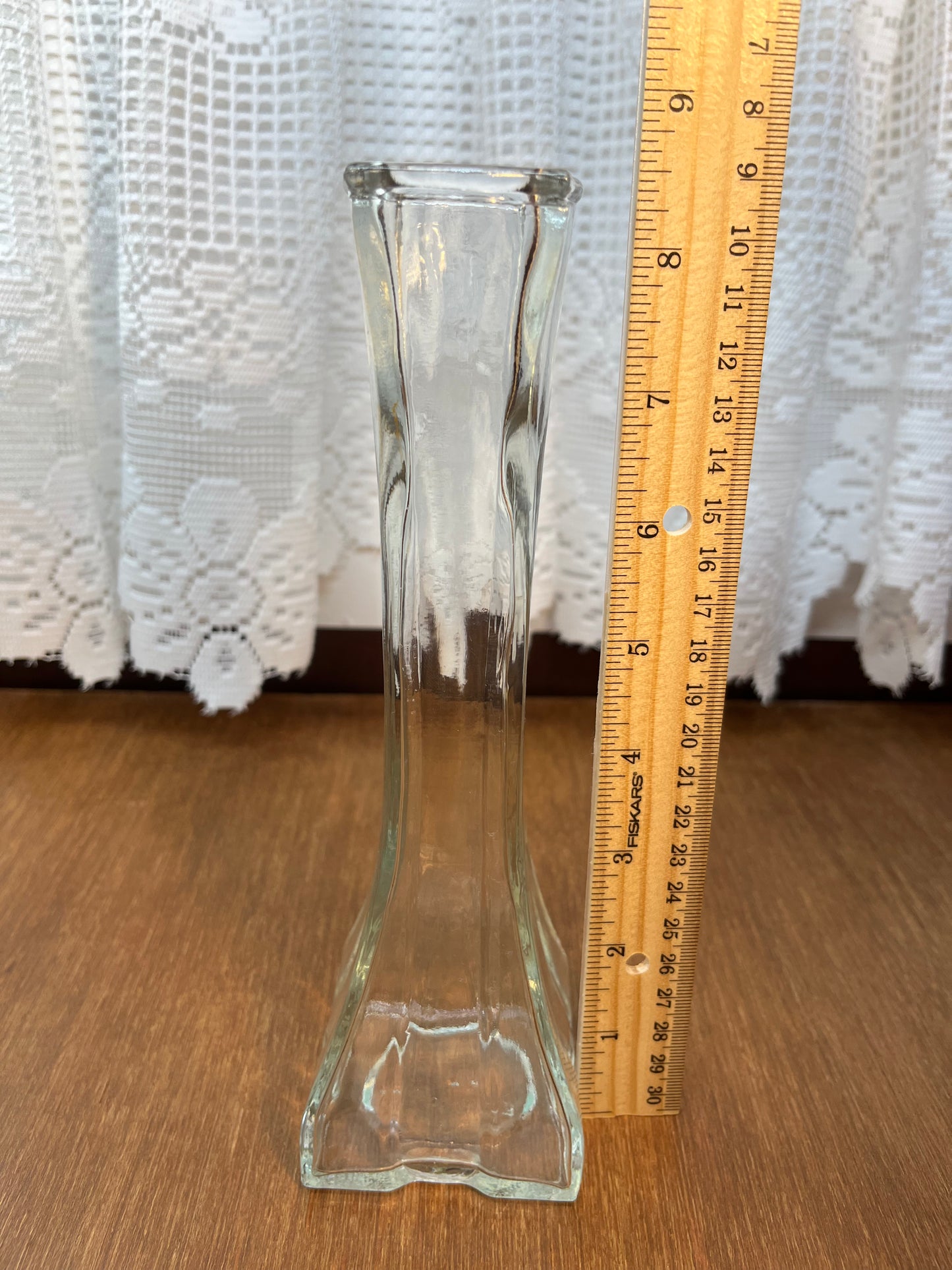 Clear PGC Europa Flower Vase