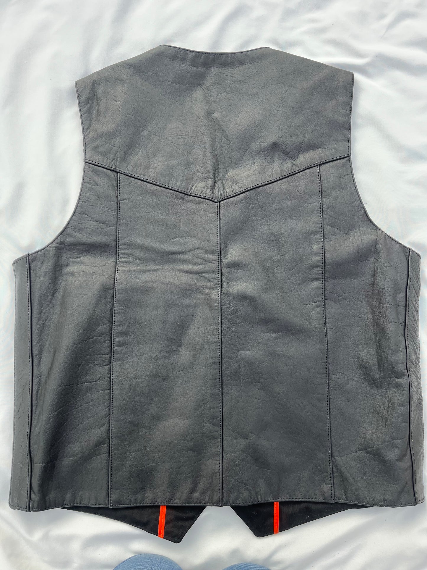 New Interstate Leather Motorcycle Vest