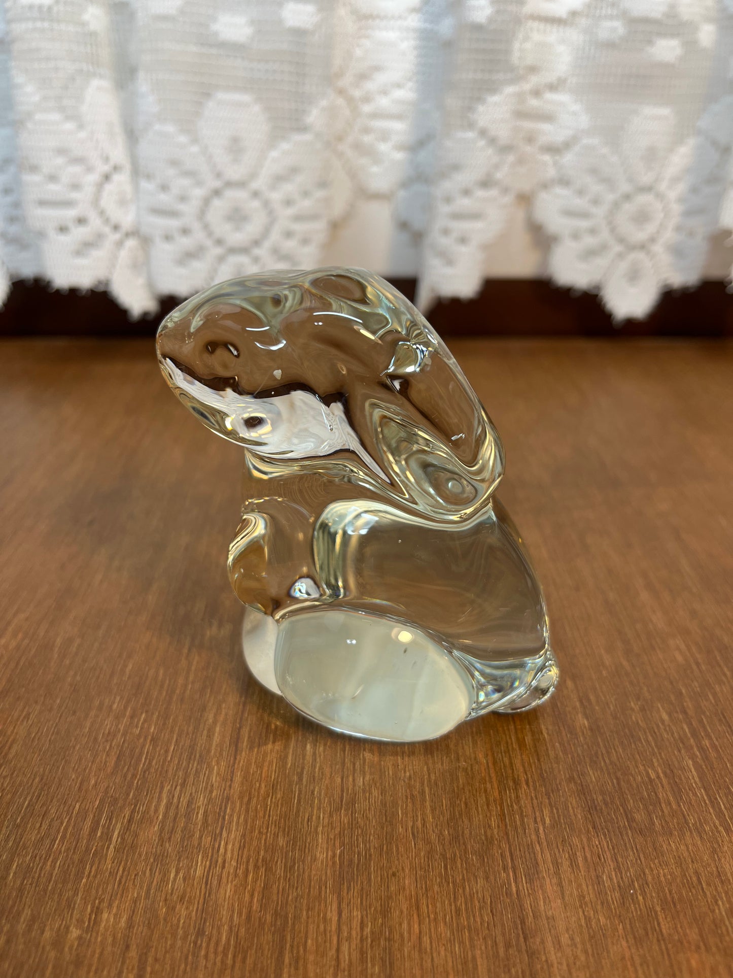 Clear Rabbit/Bunny Figurine