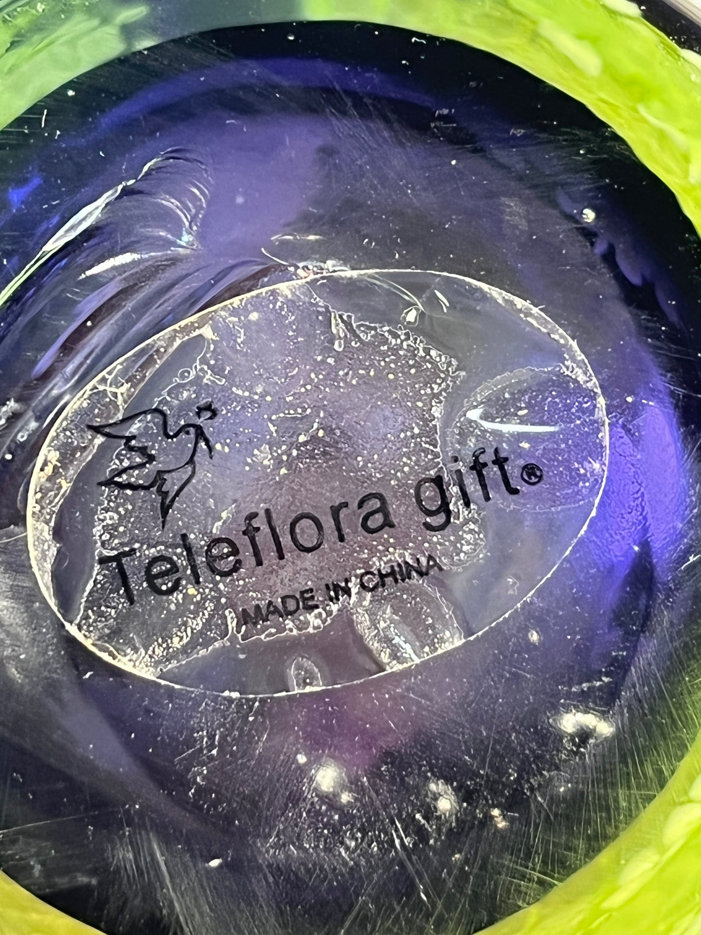 Patterned Teleflora Gift Vase
