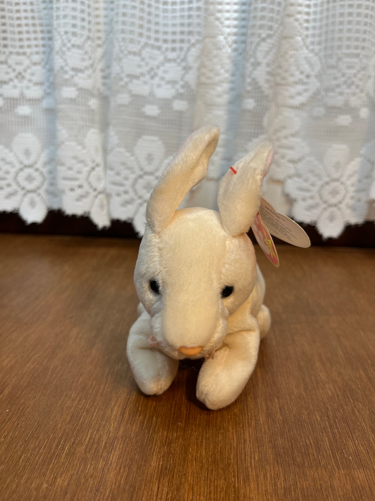 Nibbler Beanie Baby Ty Bunny With Tag