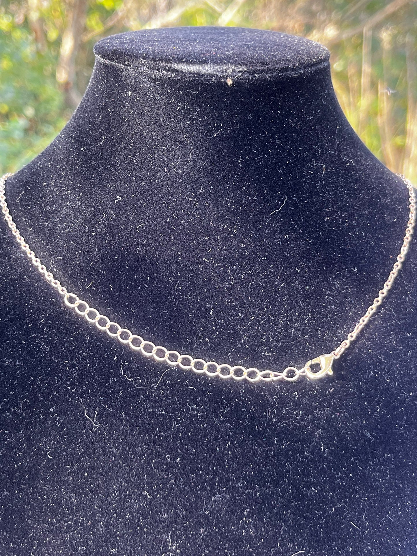 Crescent Moon Stone Necklace