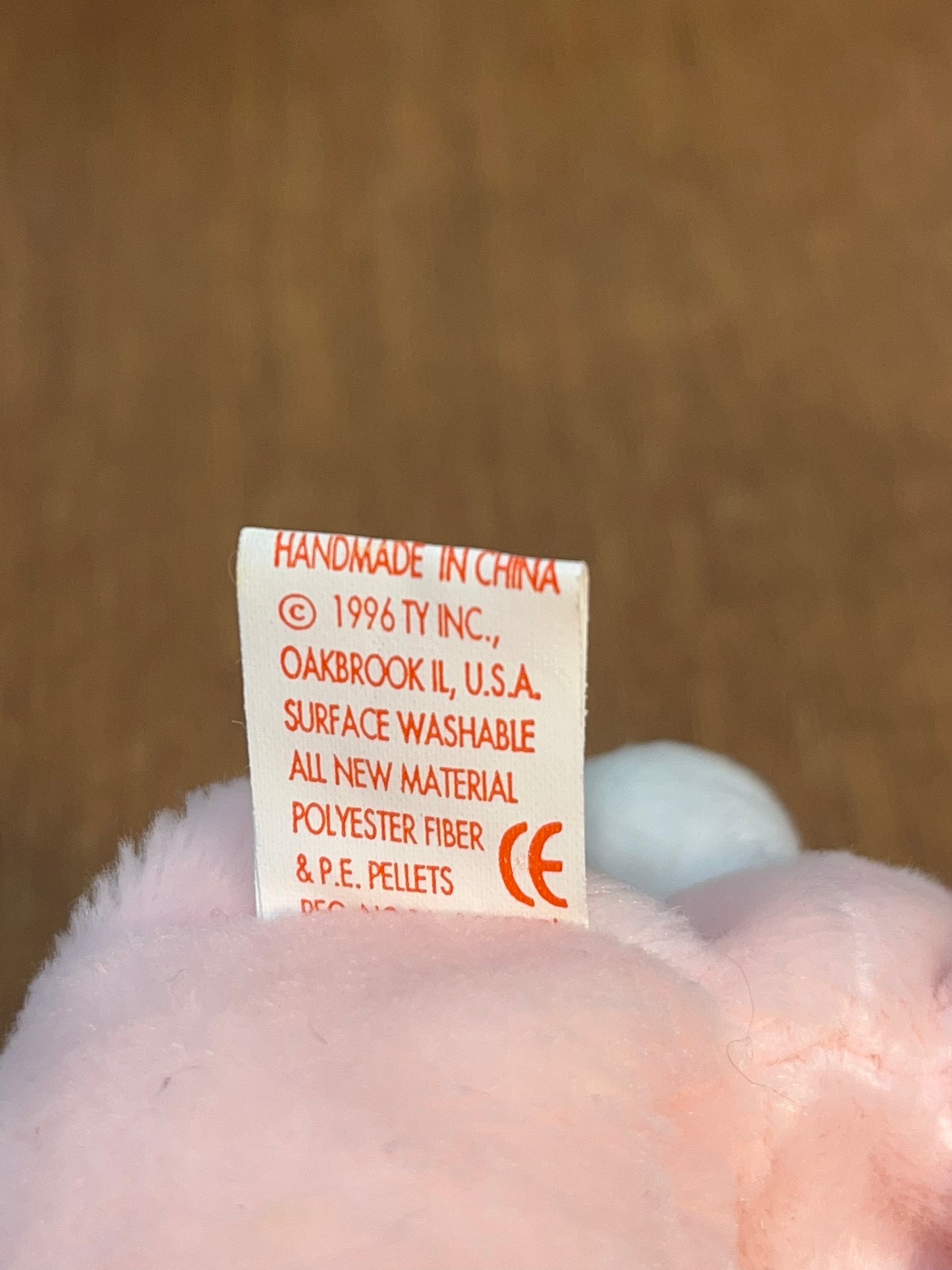 Hoppity Beanie Baby Ty Bunny With Tag