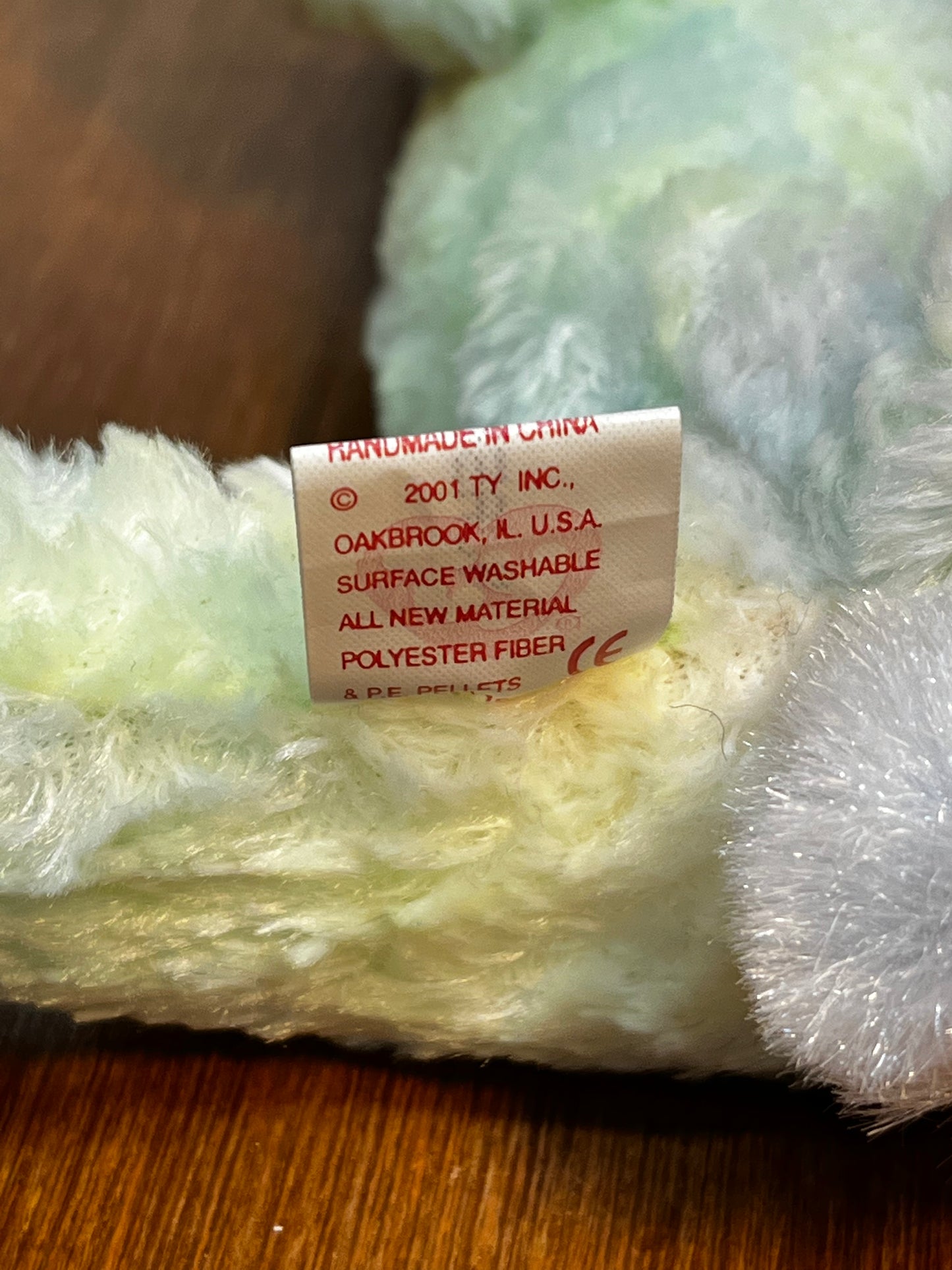 Cottonball Beanie Baby Ty Bunny With Tag