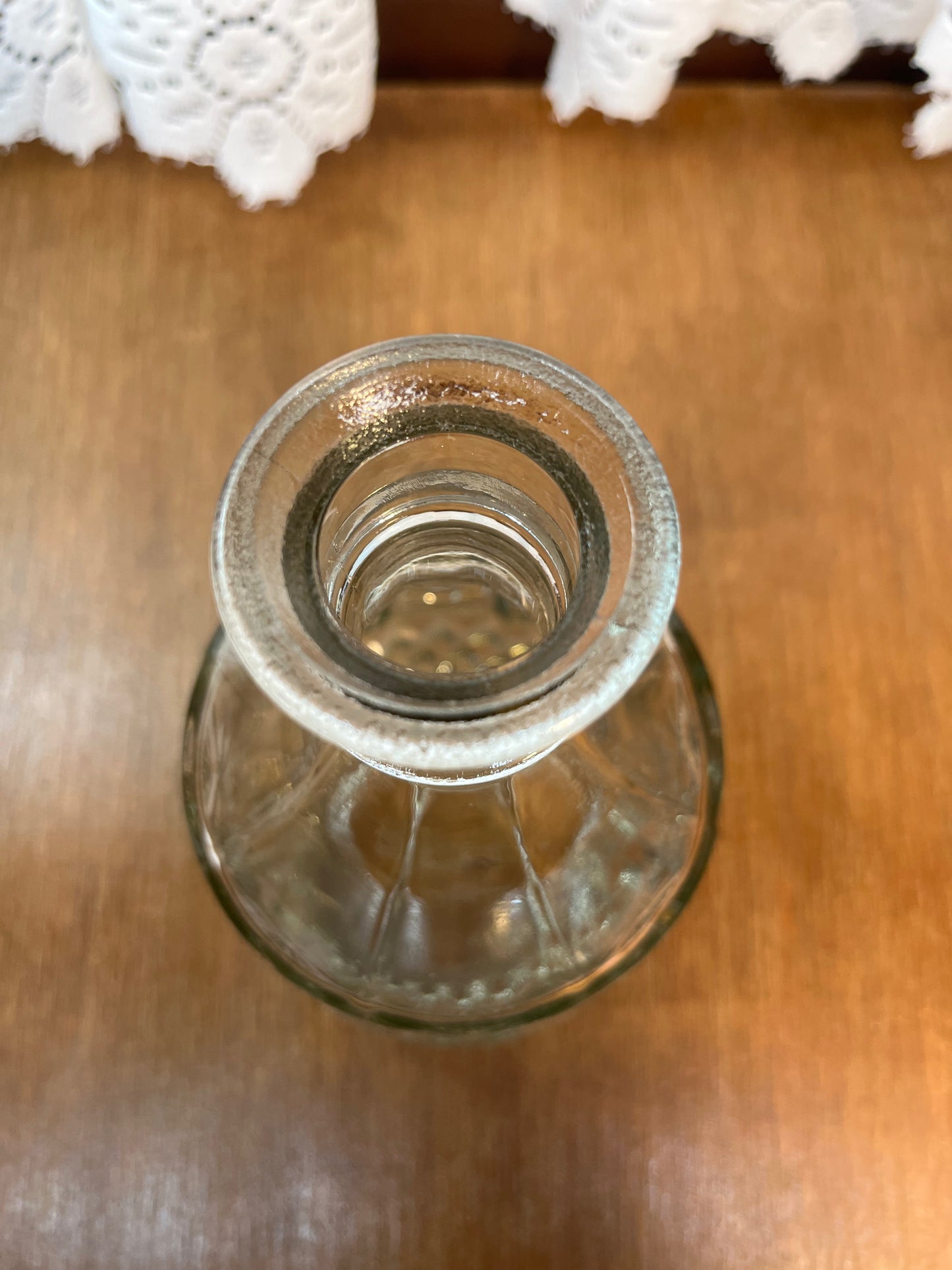 Sun And Stars Clear Glass Flower Vase