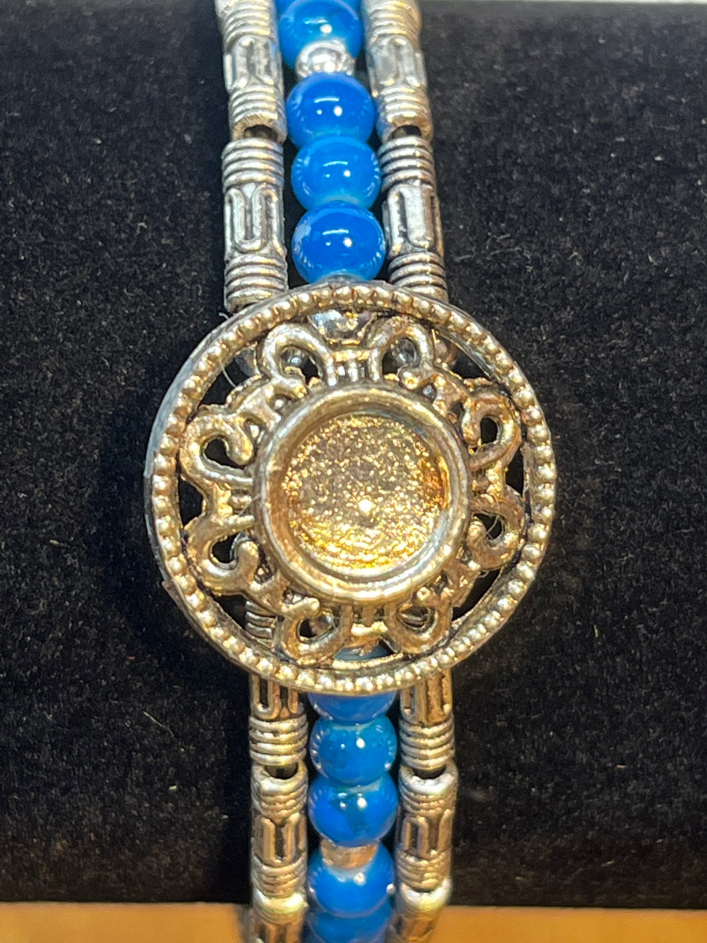 Blue & Silver Bracelet