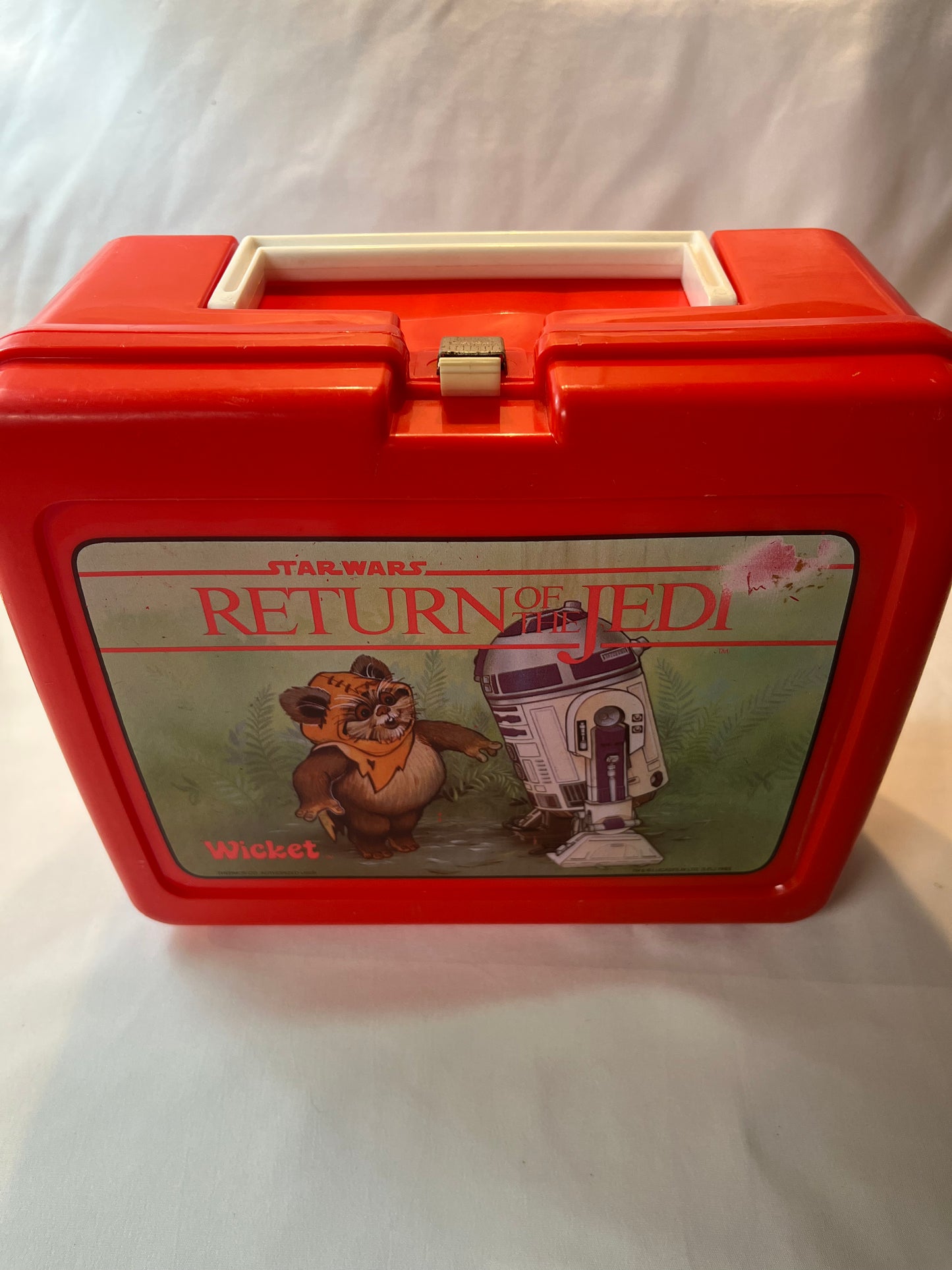 Collectible Star Wars Return Of The Jedi Lunch Box And Thermos