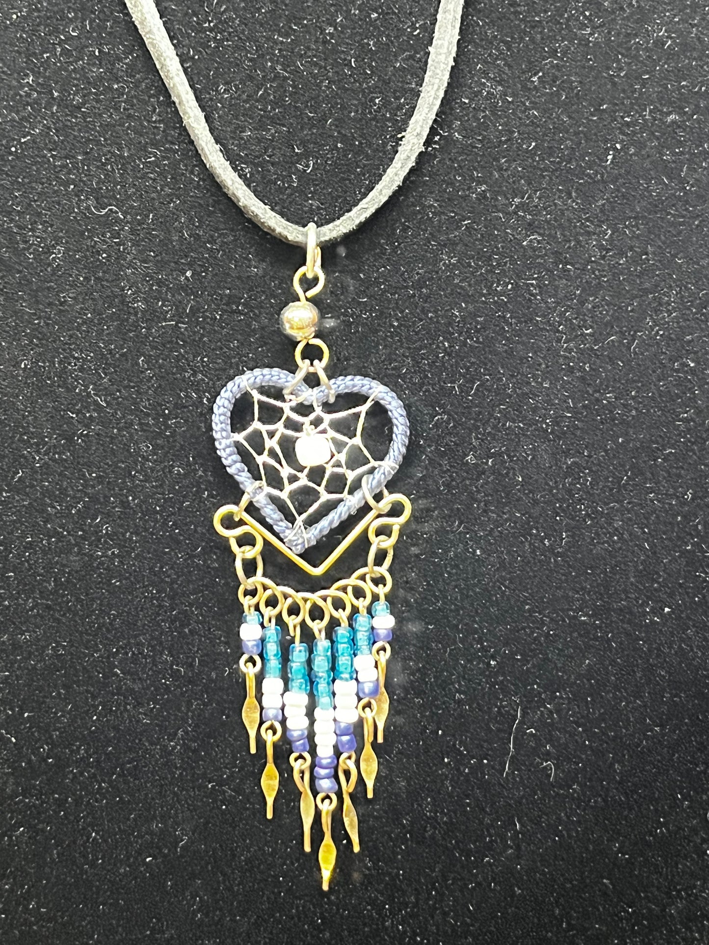 Dream Catcher Heart Necklace