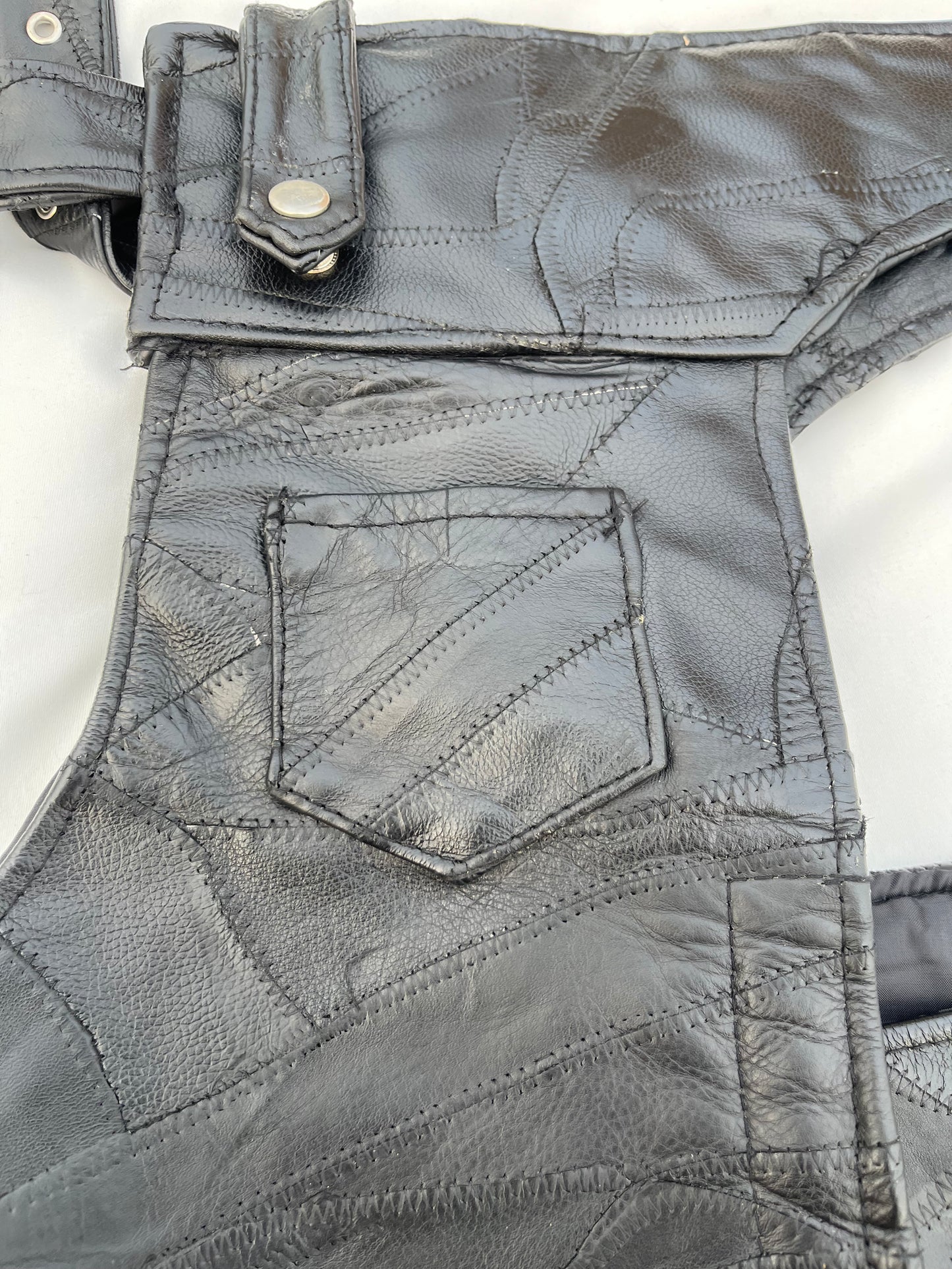 Leather Motorcycle Chaps
