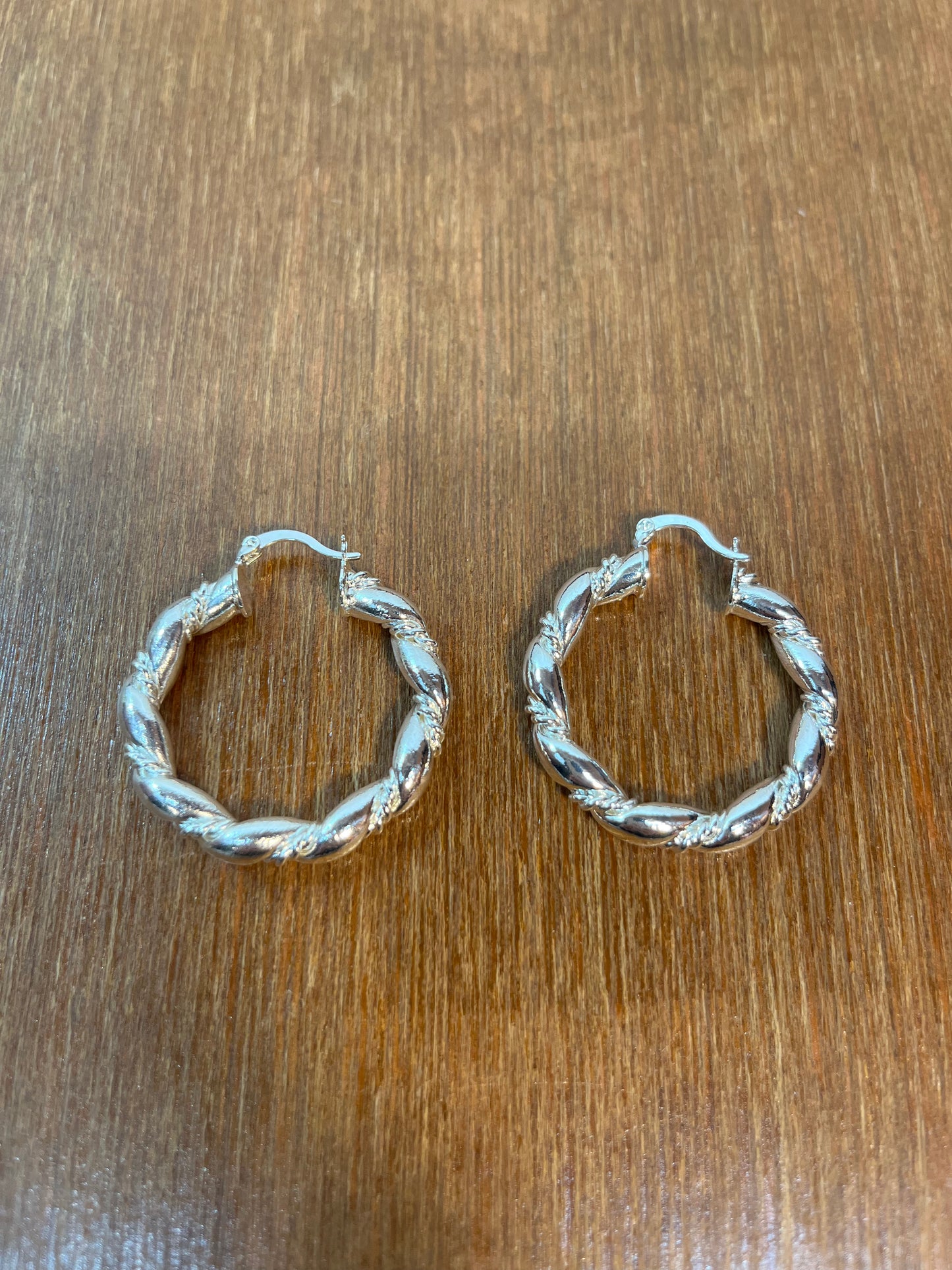 Spiral Hoop Earrings