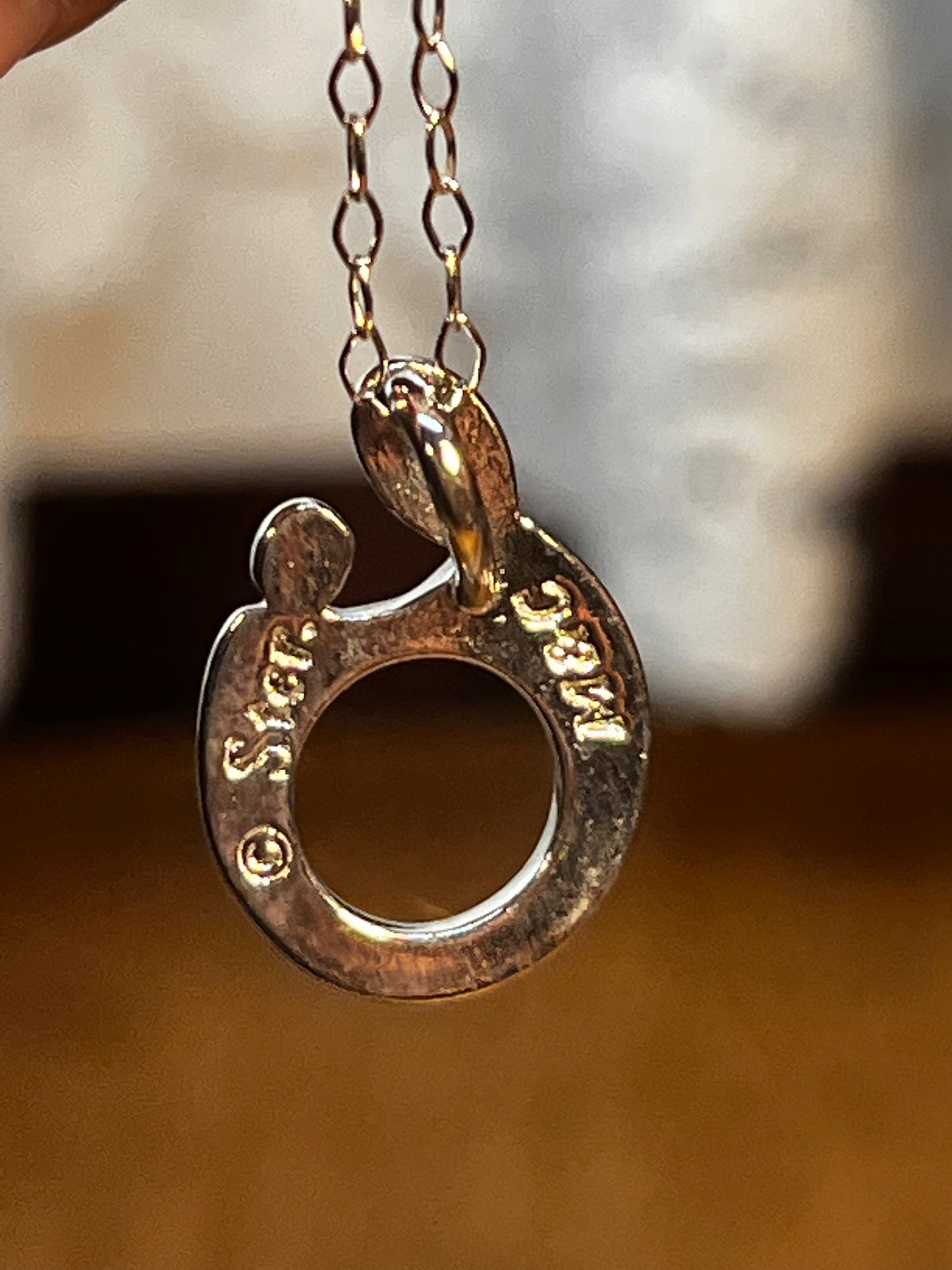 Mother & Child Sterling Silver Necklace